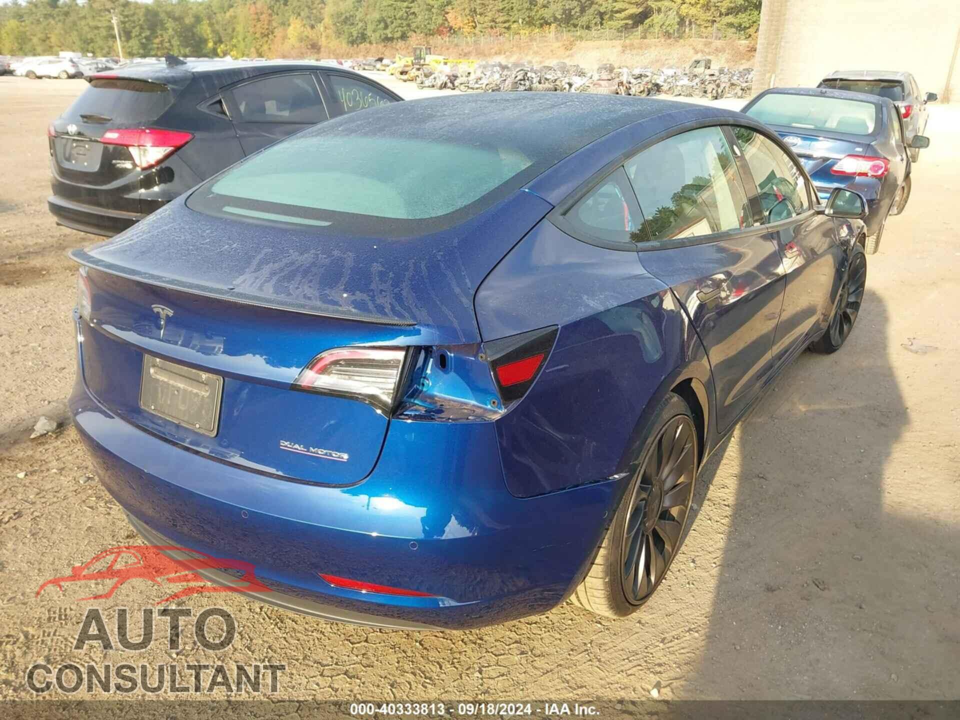 TESLA MODEL 3 2022 - 5YJ3E1EC0NF268658