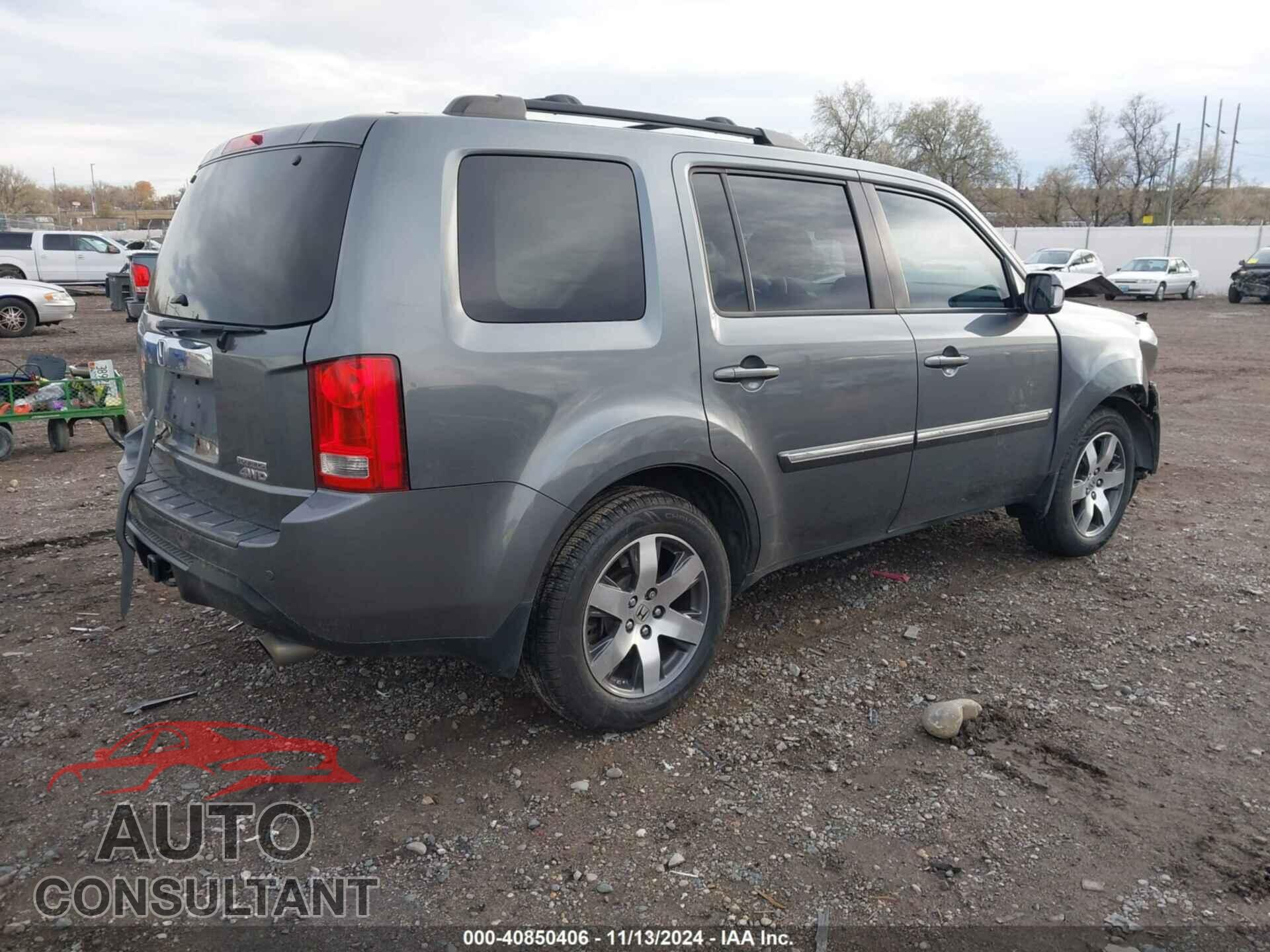 HONDA PILOT 2013 - 5FNYF4H91DB023998