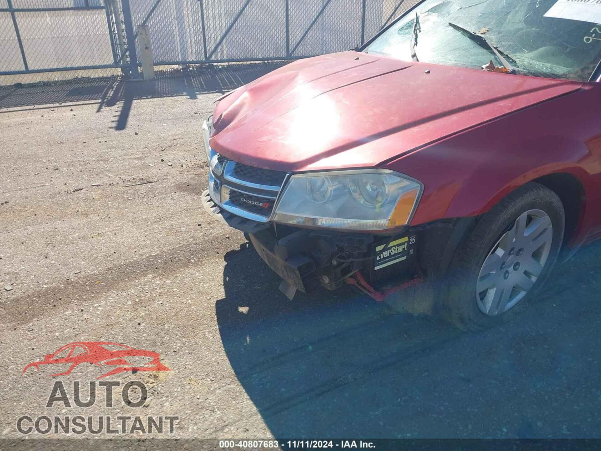 DODGE AVENGER 2013 - 1C3CDZAB6DN684040