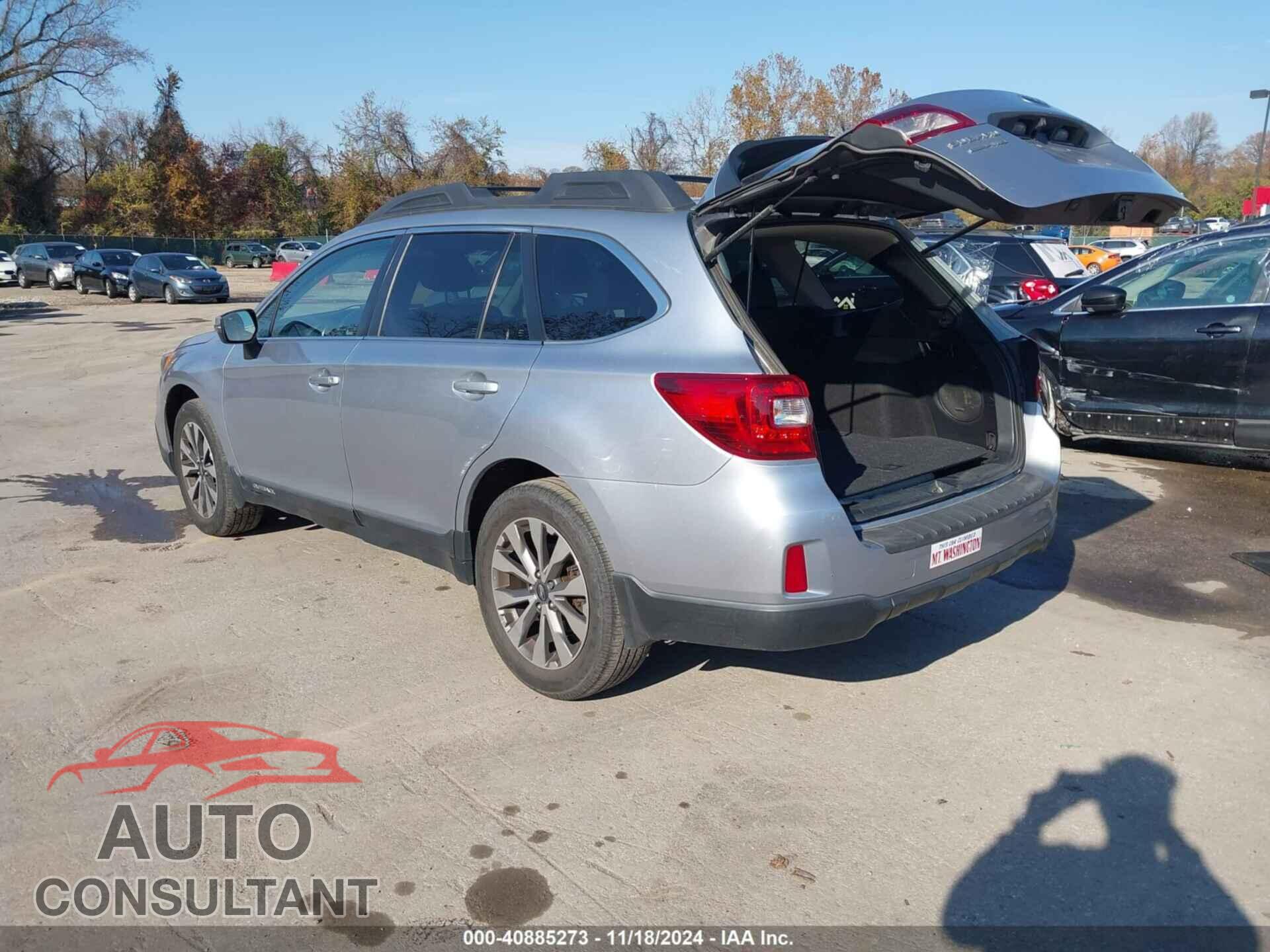 SUBARU OUTBACK 2015 - 4S4BSBLC0F3230029