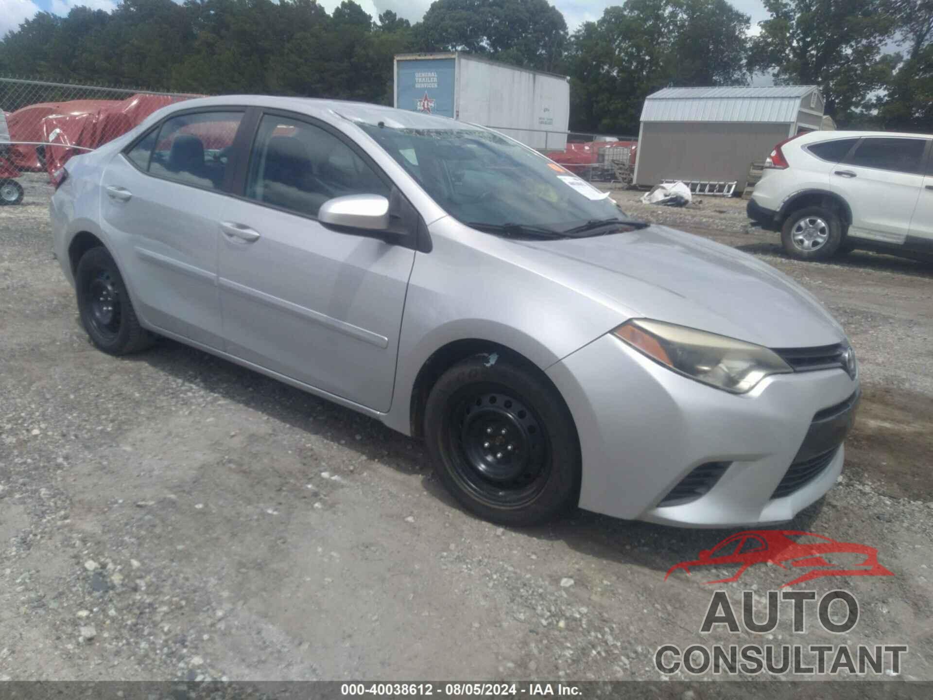 TOYOTA COROLLA 2016 - 5YFBURHE3GP404136