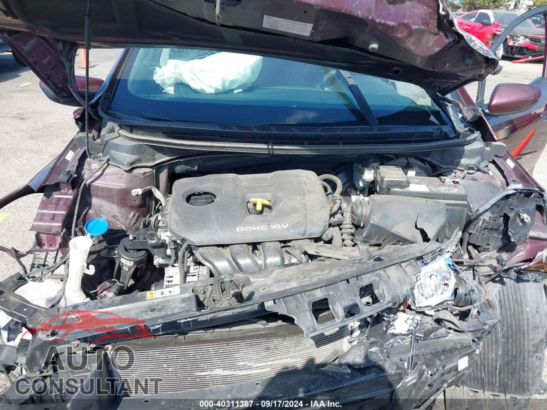 KIA FORTE 2017 - 3KPFL4A78HE007799