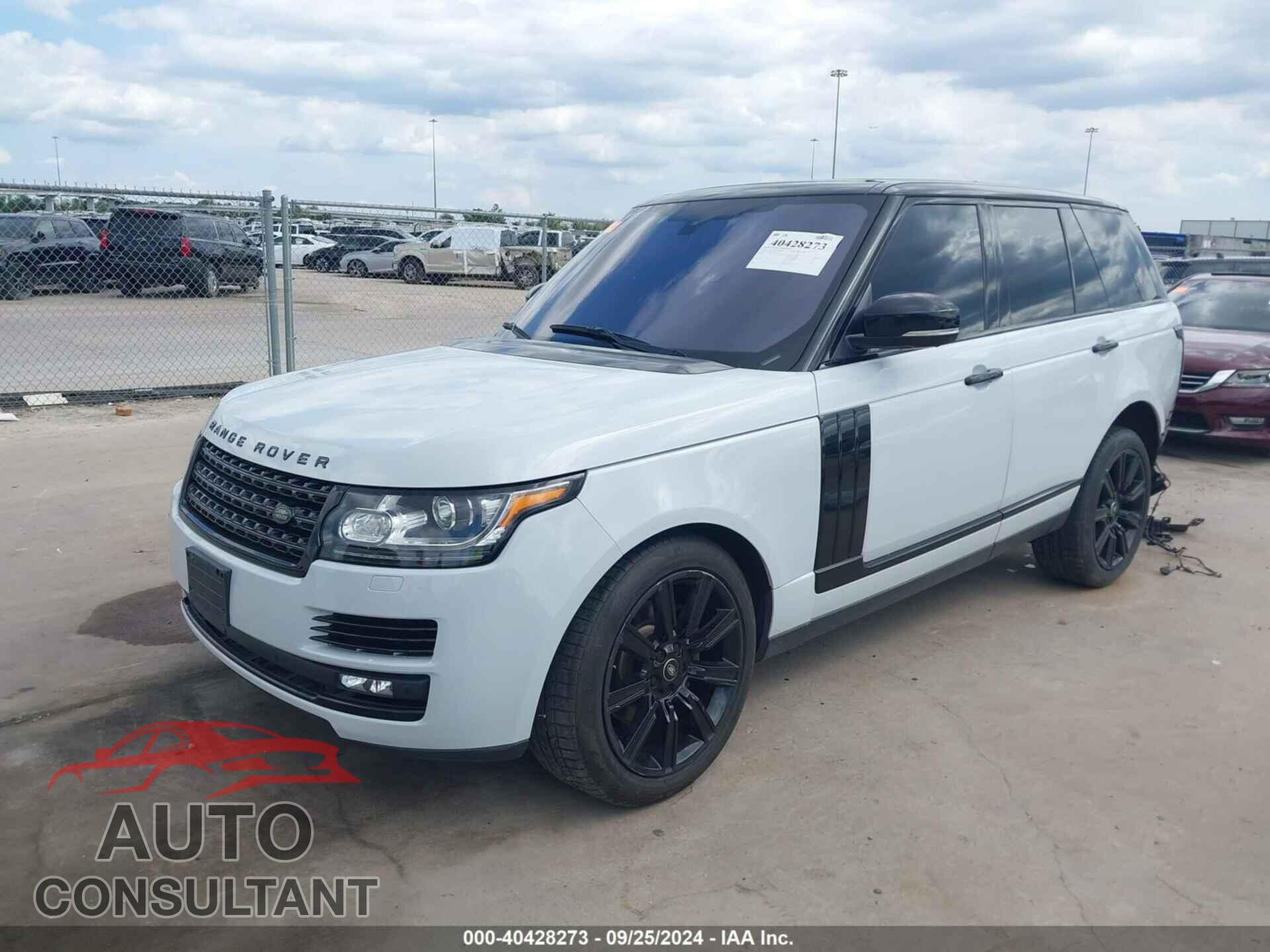 LAND ROVER RANGE ROVER 2016 - SALGS2KF2GA266039