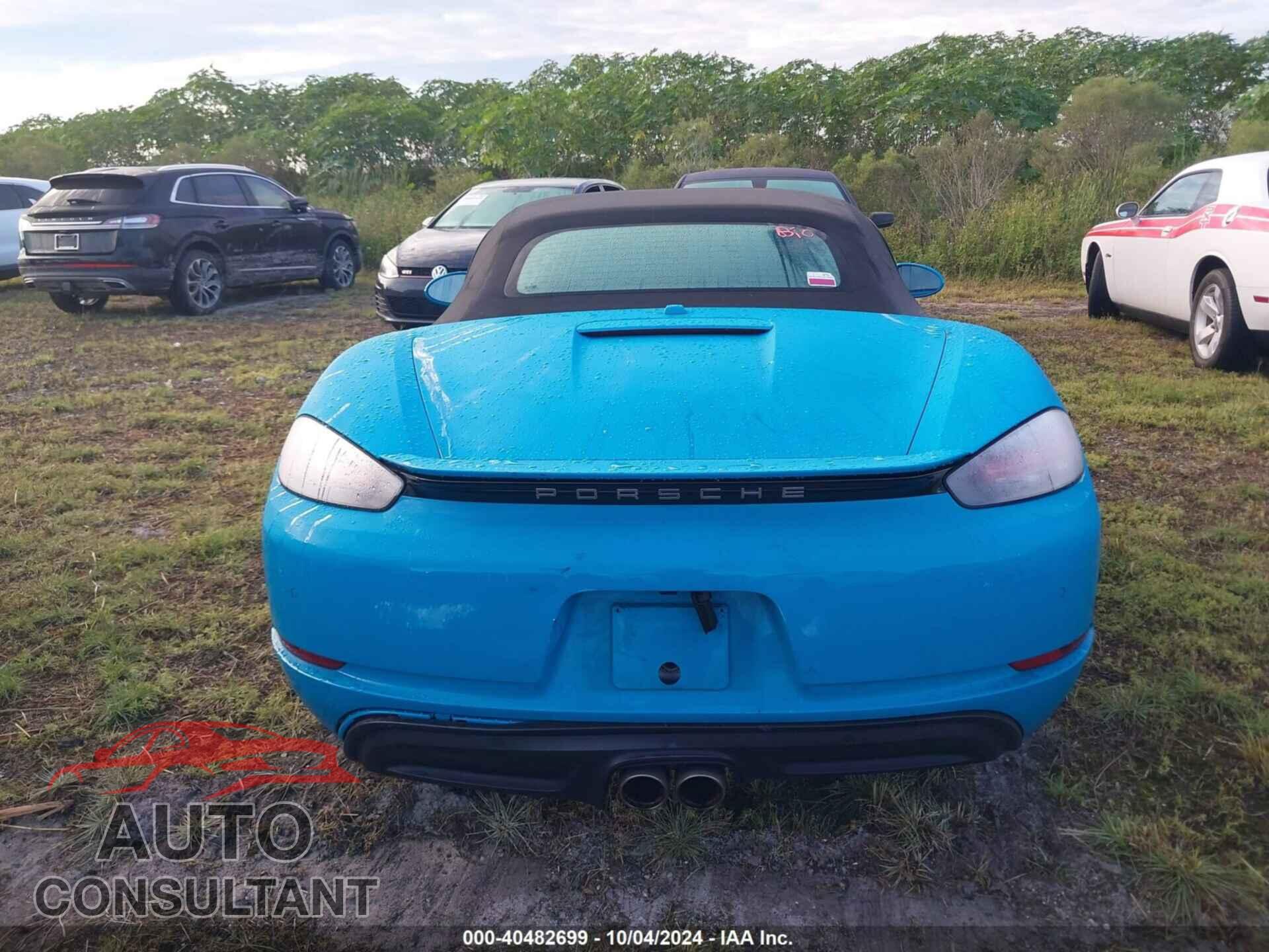 PORSCHE BOXSTER 2019 - WP0CB2A84KS228100