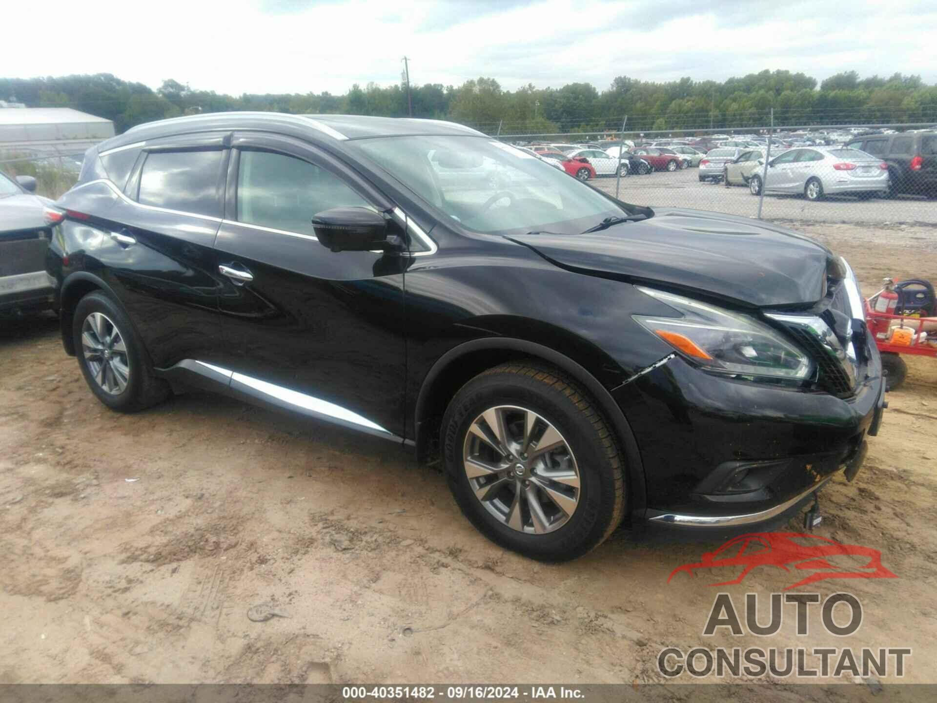 NISSAN MURANO 2018 - 5N1AZ2MH0JN141382