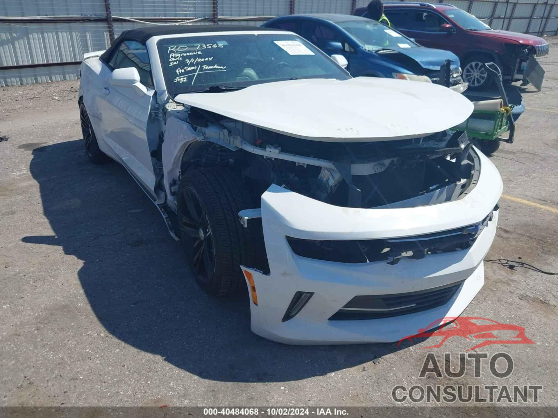 CHEVROLET CAMARO 2017 - 1G1FD3DS7H0121866