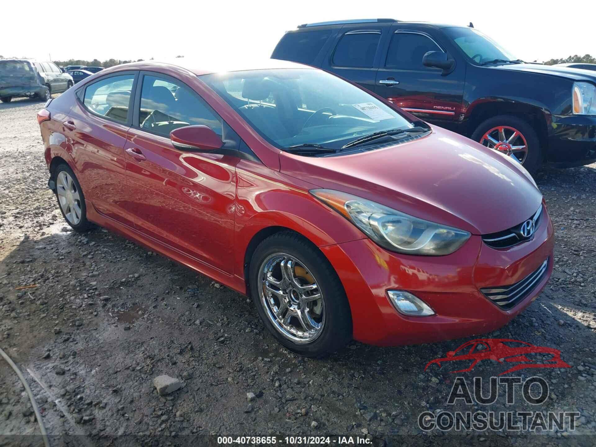 HYUNDAI ELANTRA 2013 - KMHDH4AE0DU697594