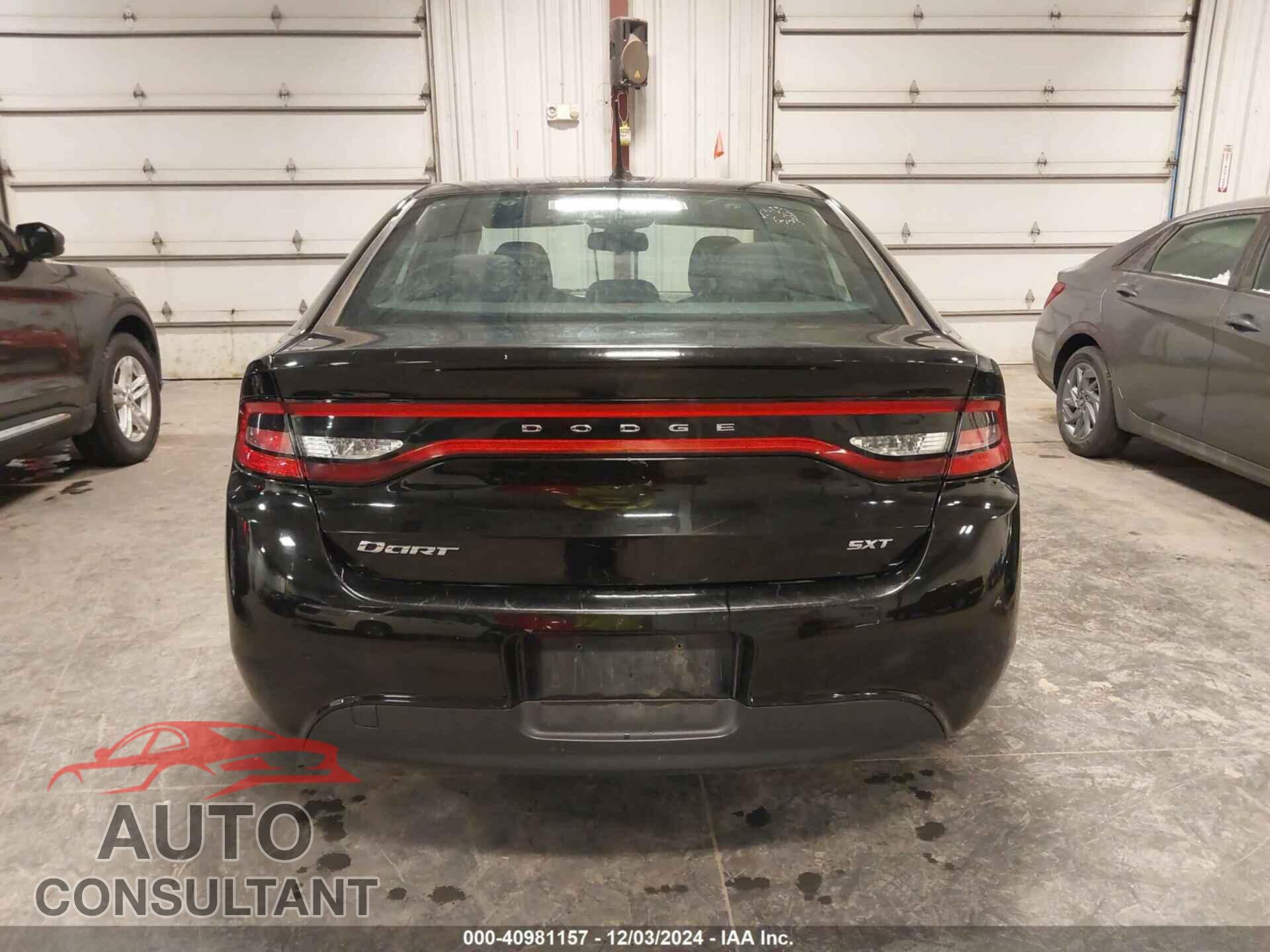 DODGE DART 2015 - 1C3CDFBB3FD222542
