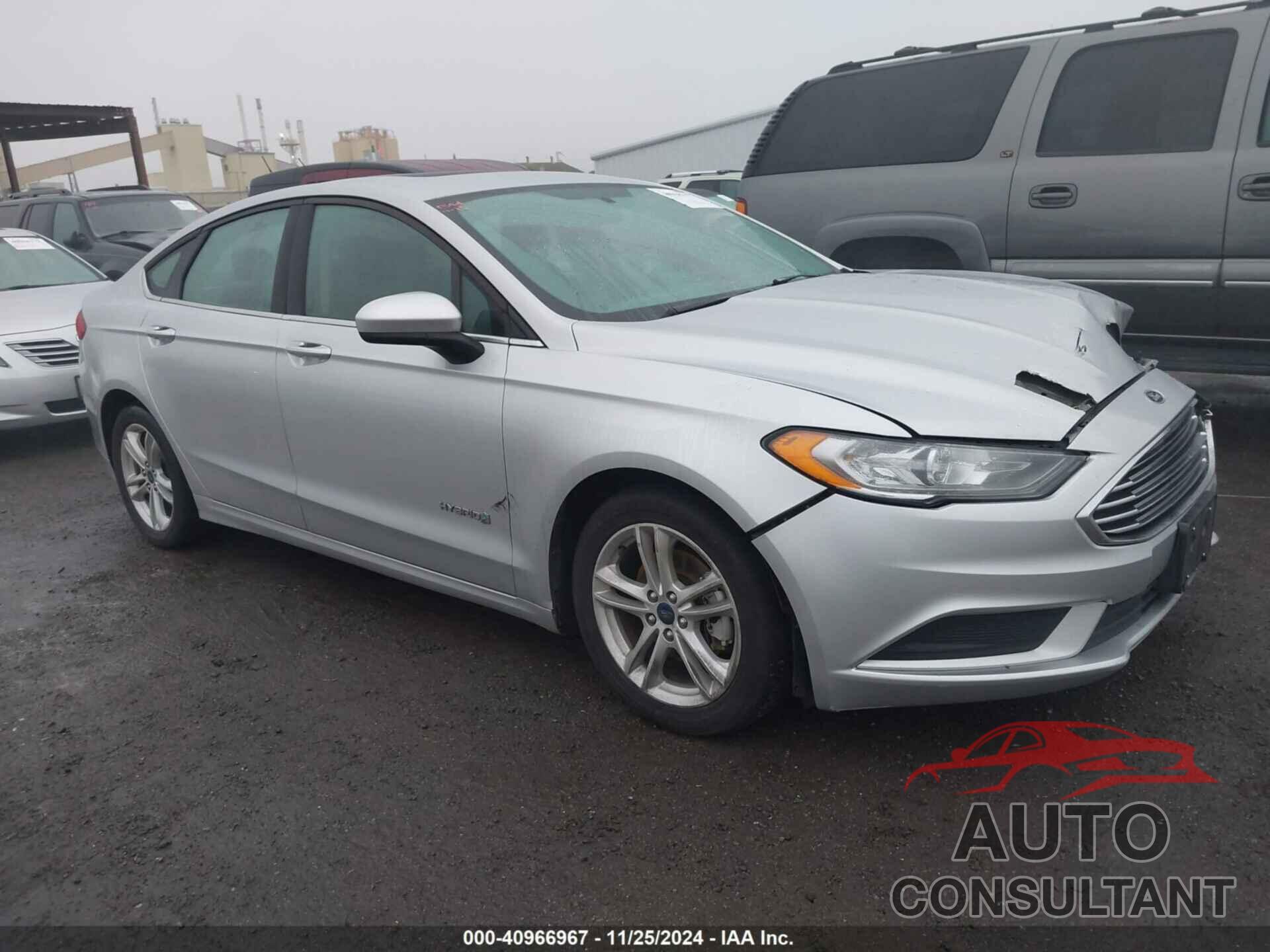 FORD FUSION HYBRID 2018 - 3FA6P0LU5JR128522