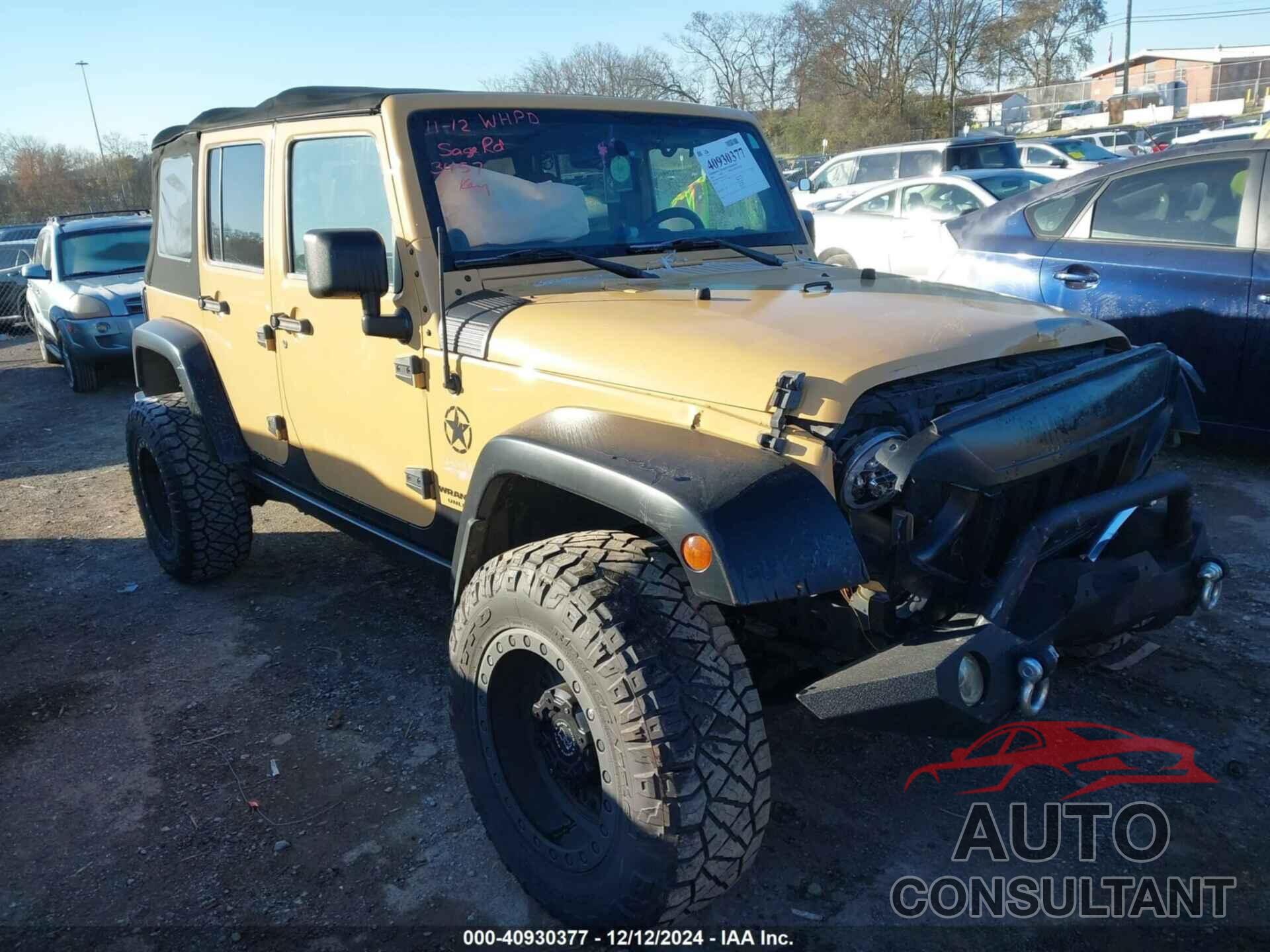 JEEP WRANGLER UNLIMITED 2013 - 1C4BJWEG6DL673457