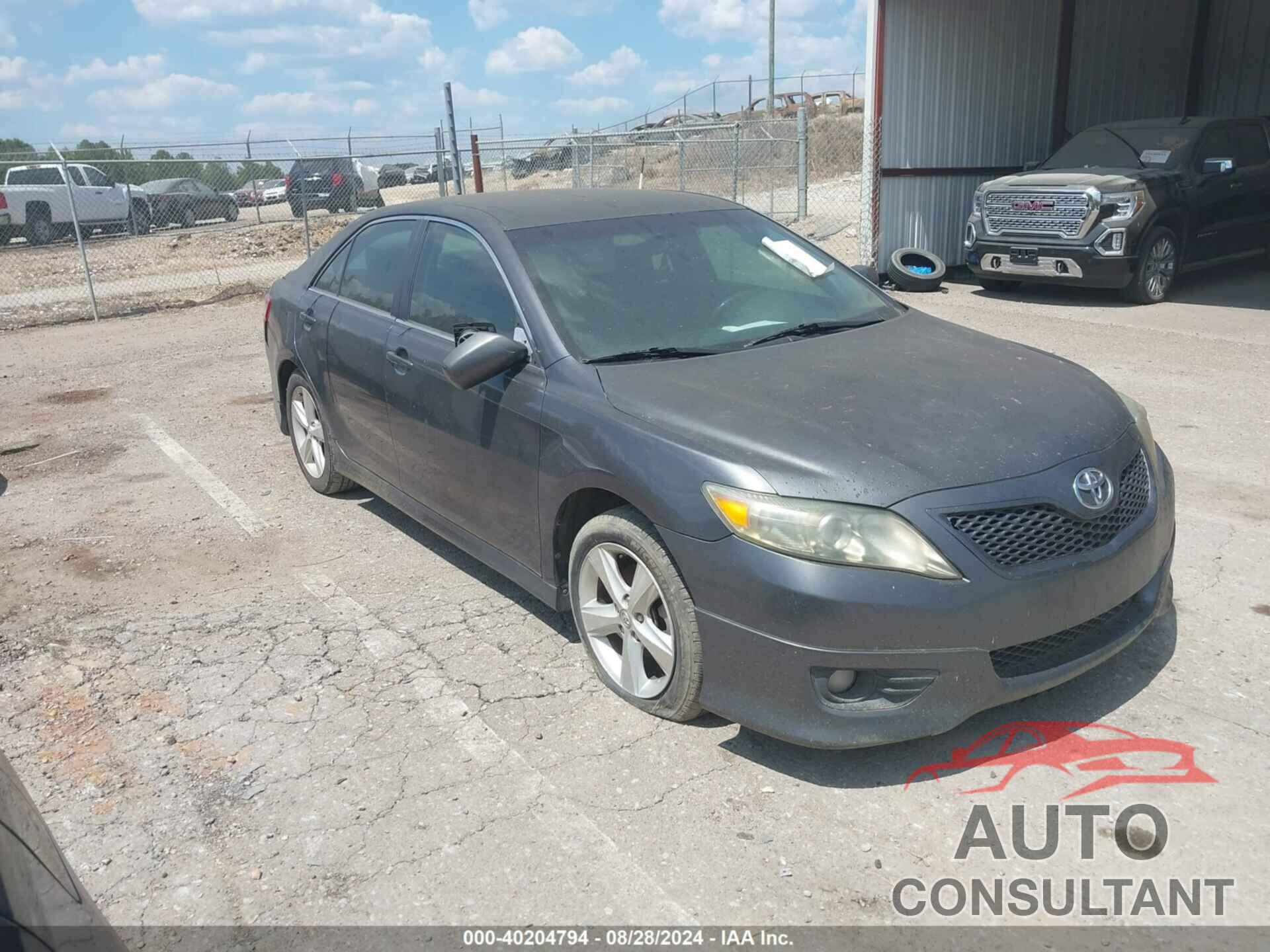 TOYOTA CAMRY 2010 - 4T1BF3EK5AU047887