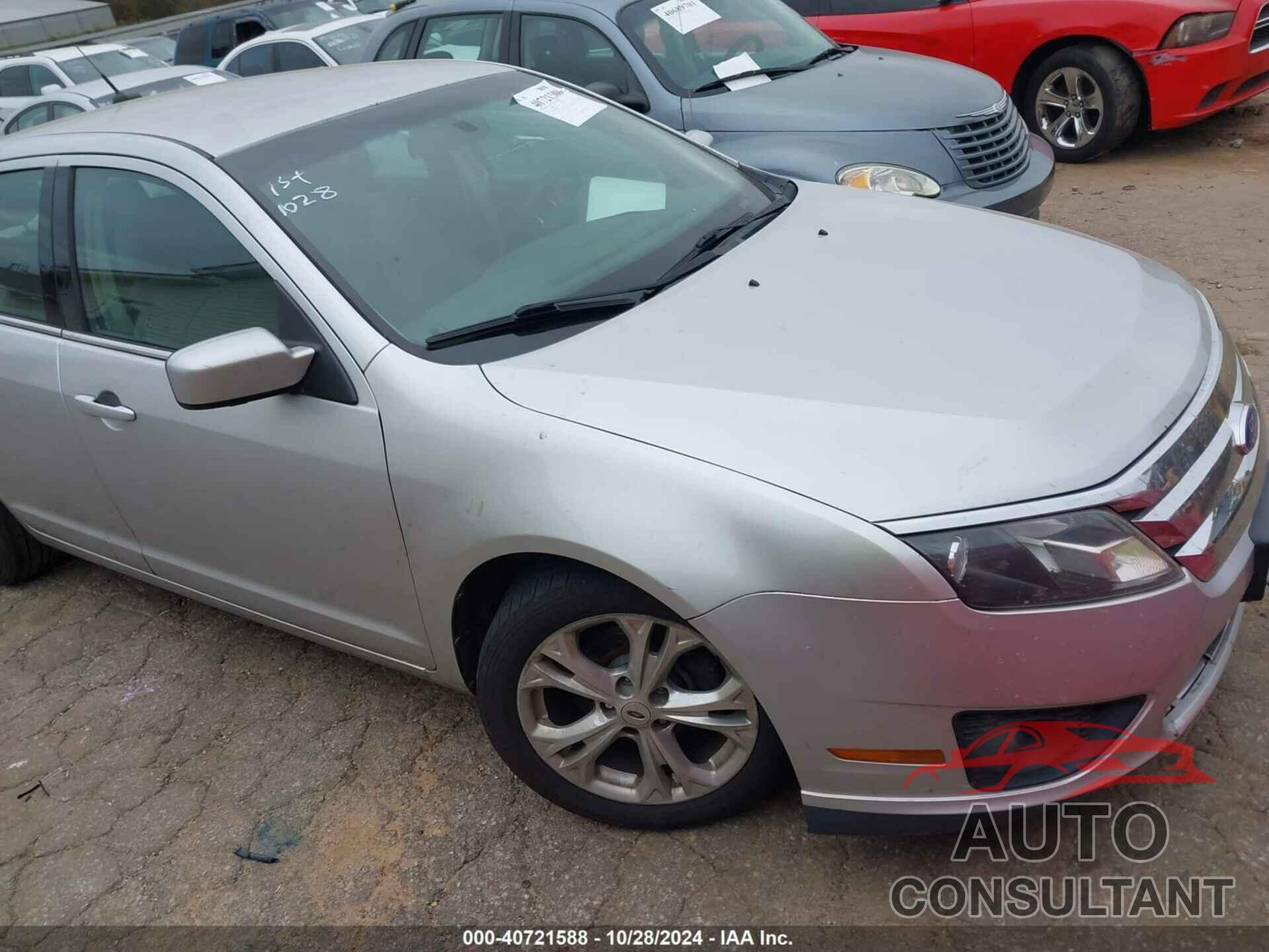 FORD FUSION 2012 - 3FAHP0HA2CR263581