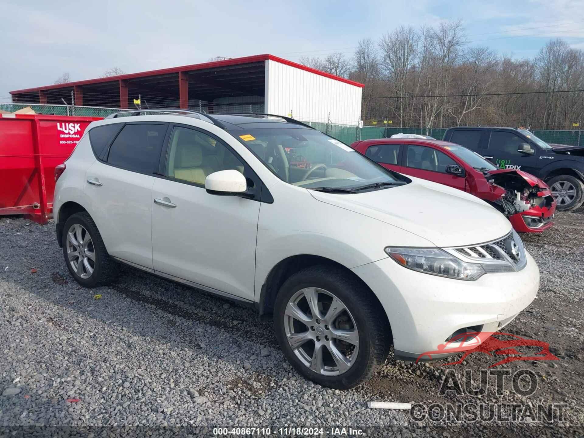 NISSAN MURANO 2014 - JN8AZ1MW0EW531500