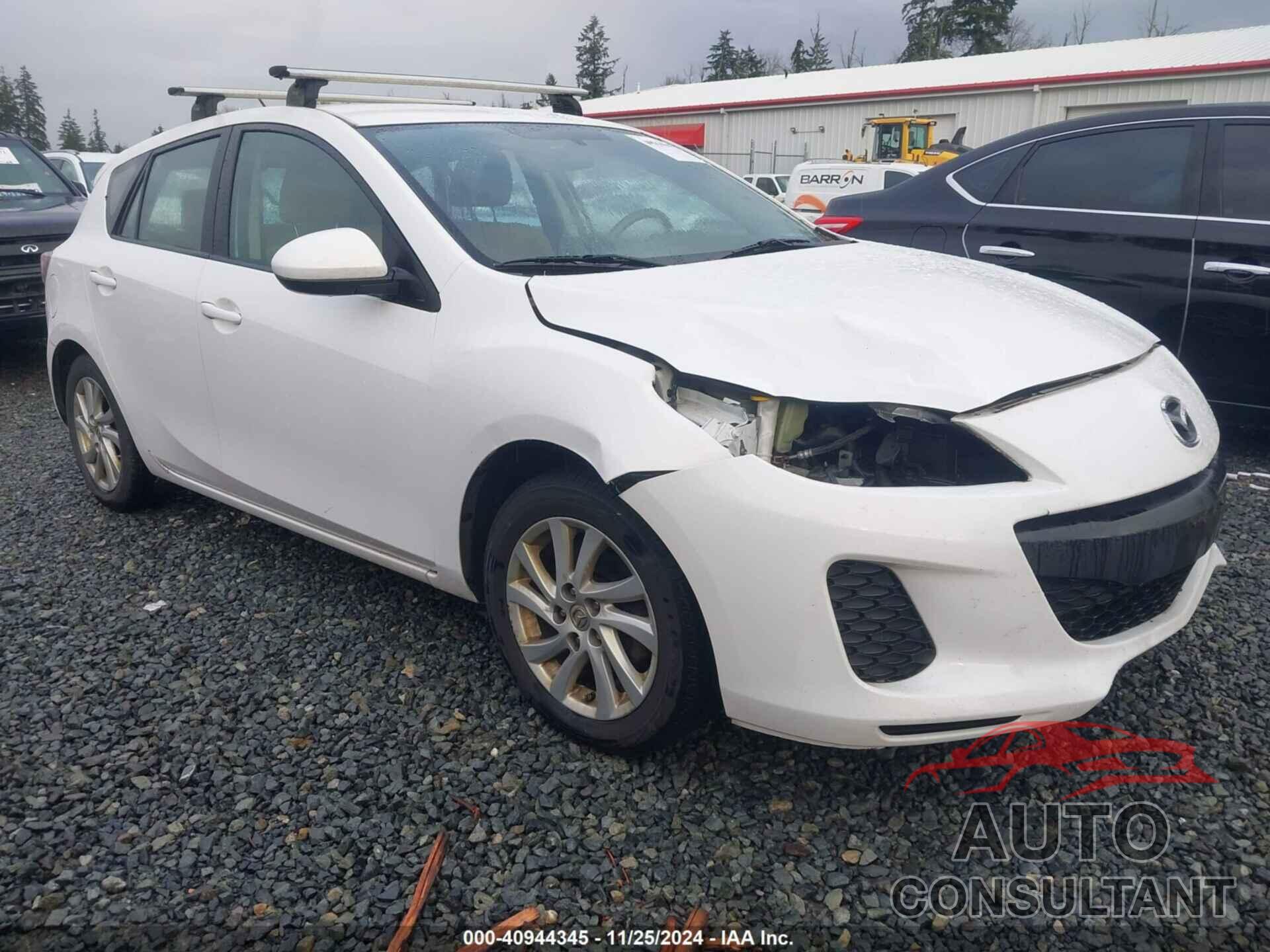 MAZDA MAZDA3 2012 - JM1BL1L87C1540371