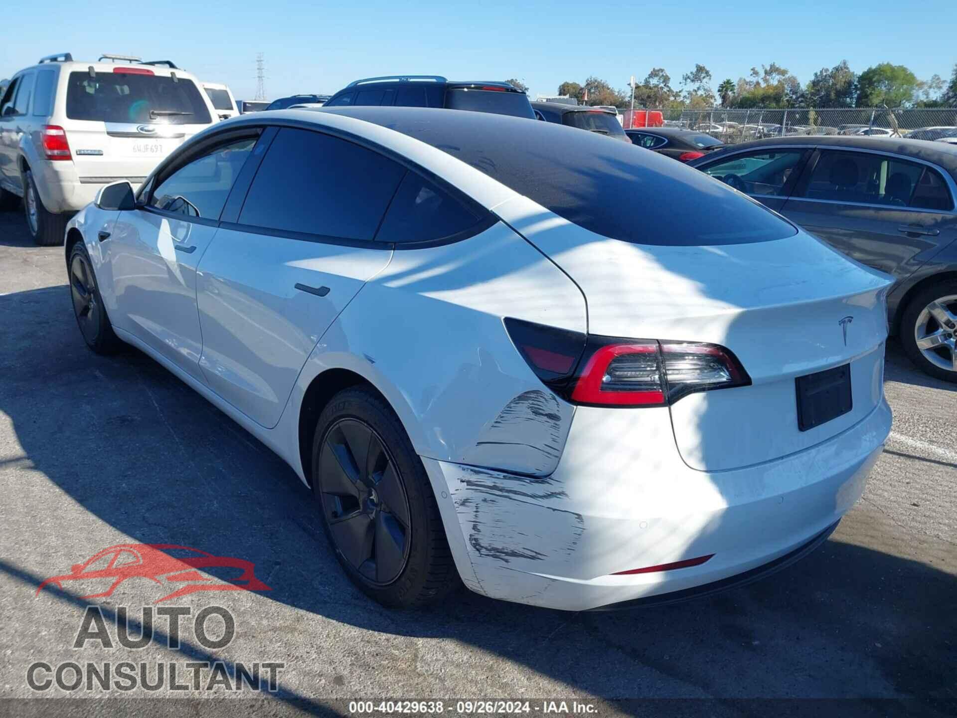 TESLA MODEL 3 2022 - 5YJ3E1EA9NF314440