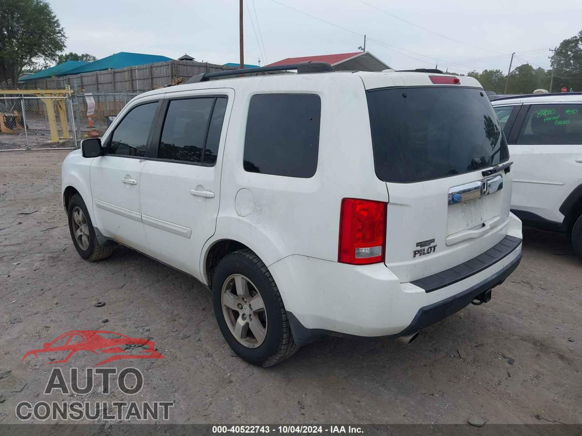 HONDA PILOT 2010 - 5FNYF3H61AB007781