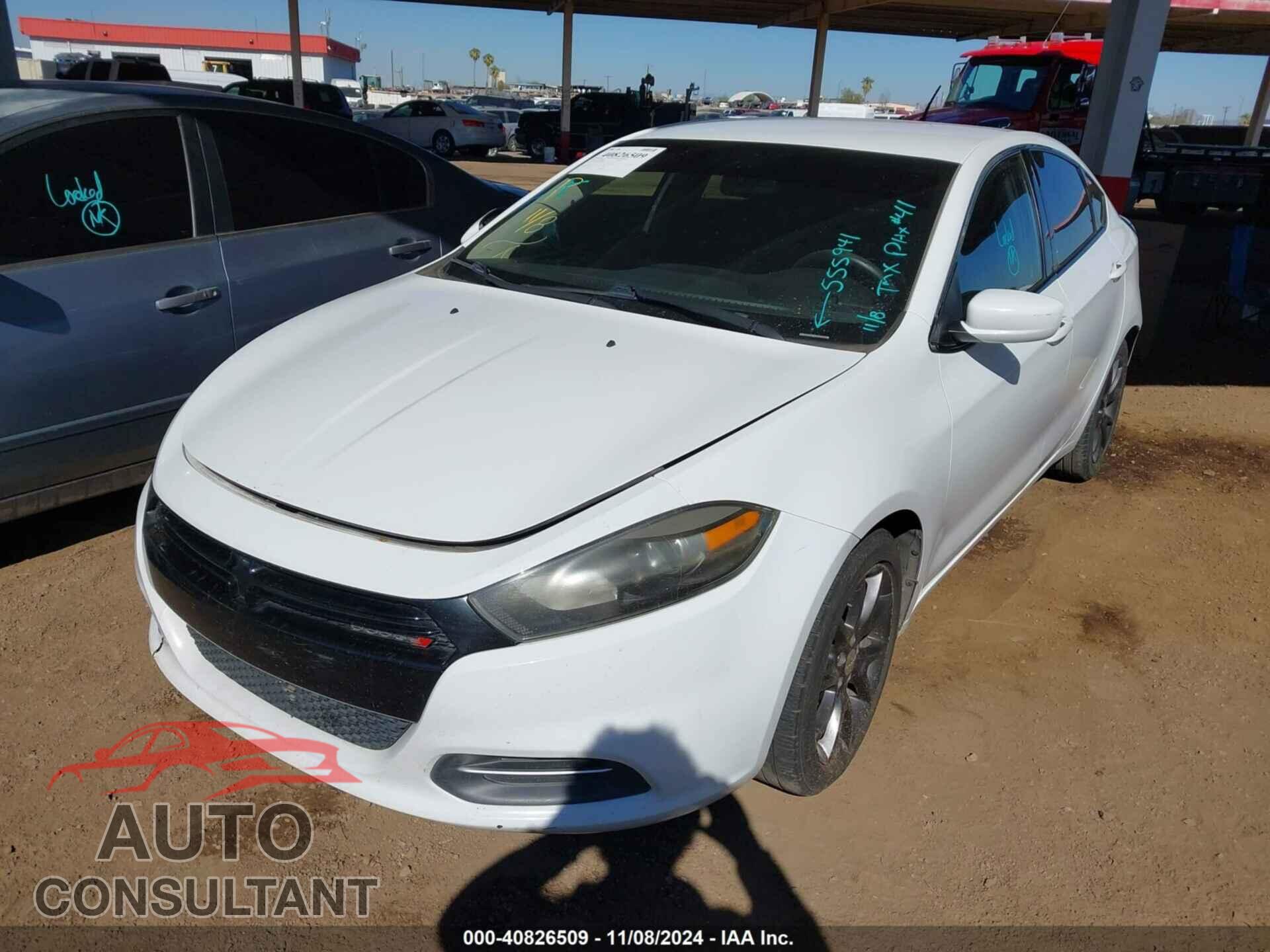 DODGE DART 2016 - 1C3CDFAA2GD555941