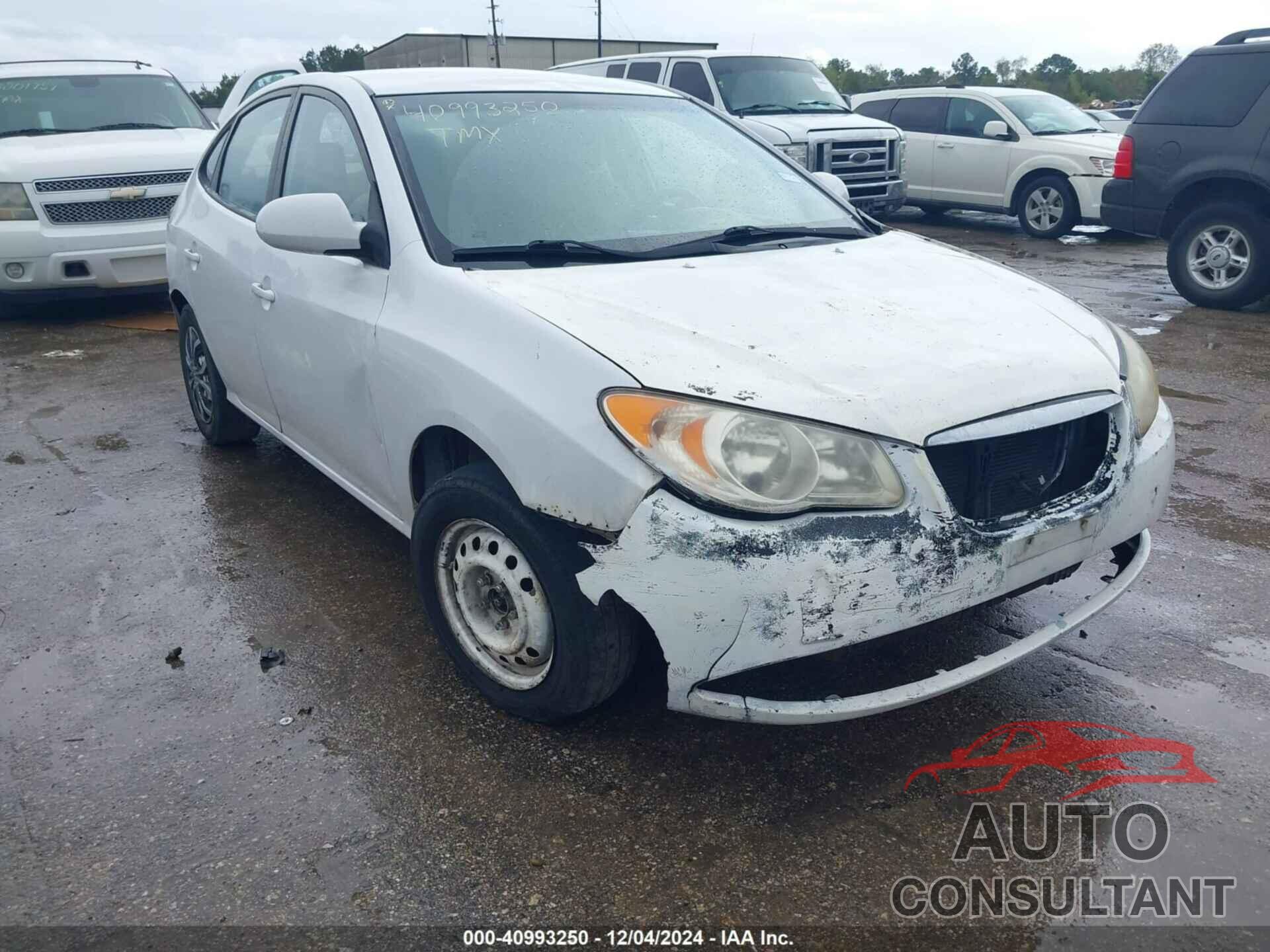 HYUNDAI ELANTRA 2010 - KMHDU4AD7AU114243
