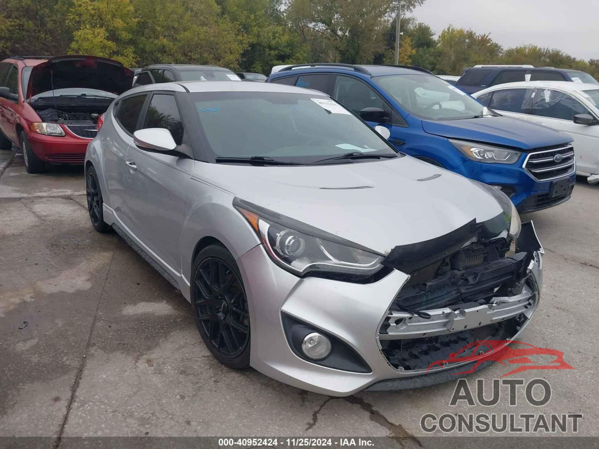 HYUNDAI VELOSTER 2013 - KMHTC6AE8DU146836