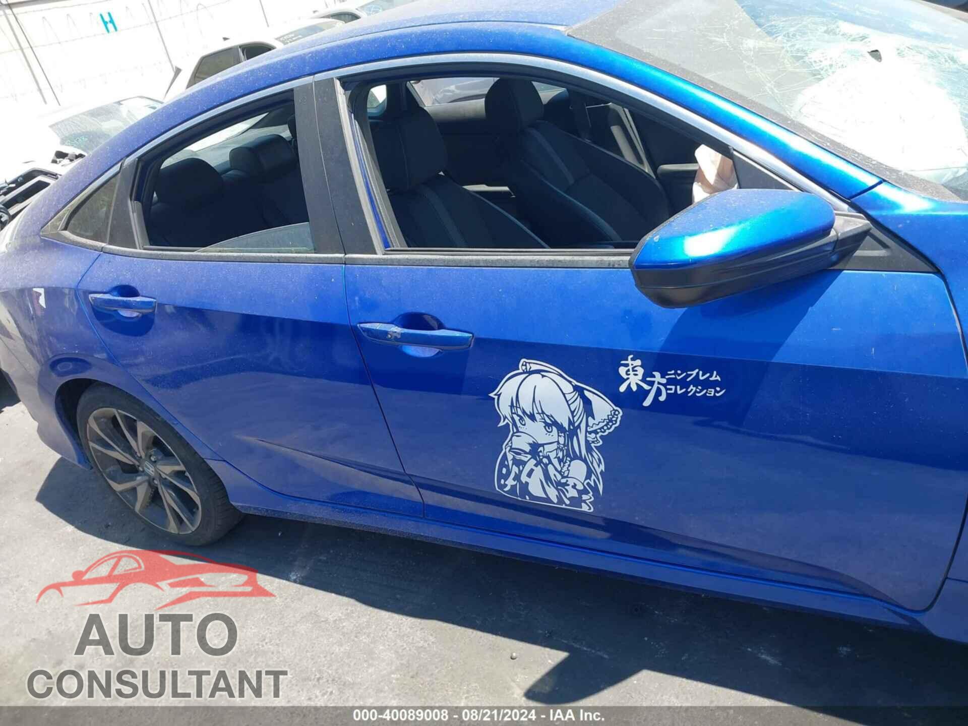 HONDA CIVIC 2019 - 2HGFC2F86KH551799
