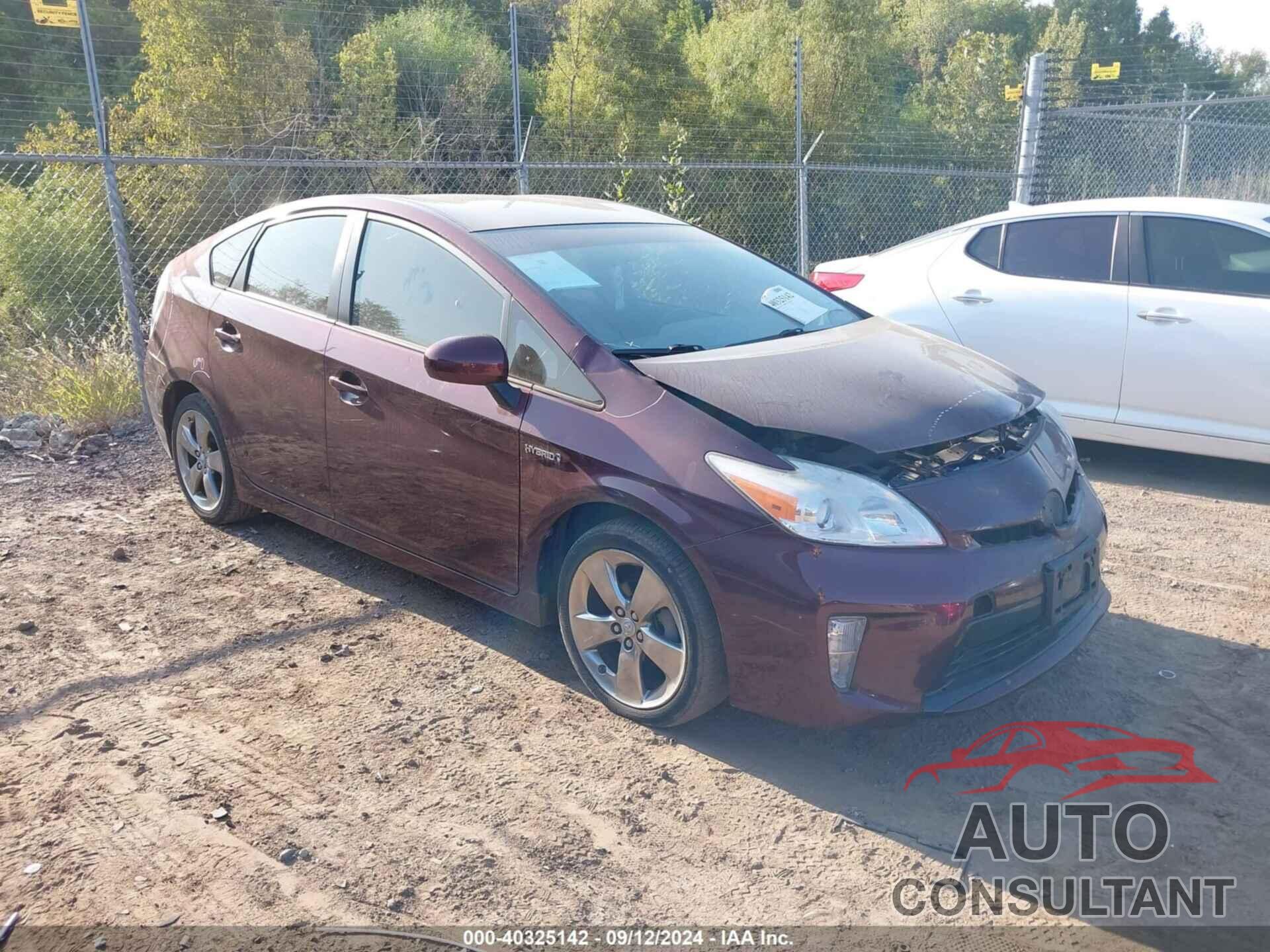 TOYOTA PRIUS 2013 - JTDKN3DU1D5608661