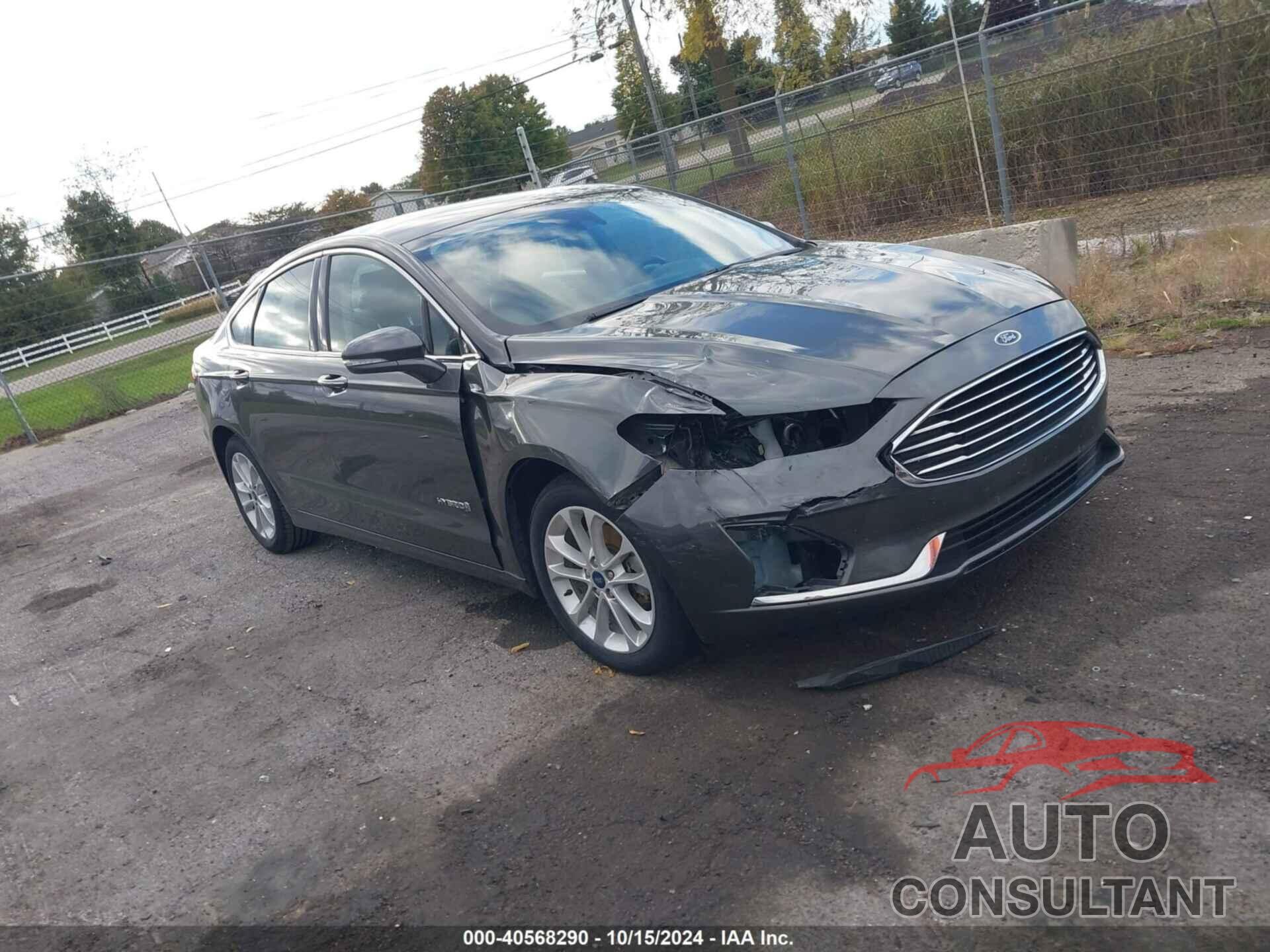 FORD FUSION HYBRID 2019 - 3FA6P0MU8KR131155