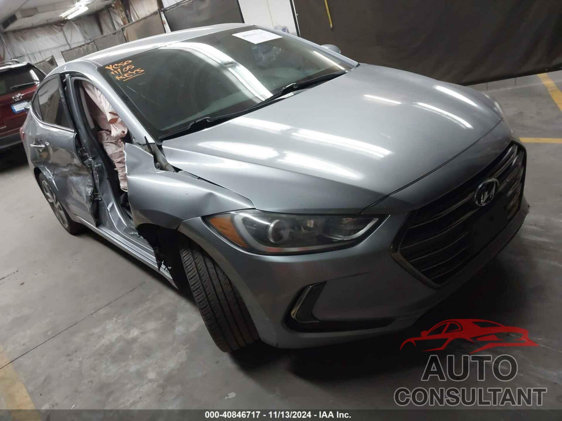 HYUNDAI ELANTRA 2017 - 5NPD84LF1HH043391