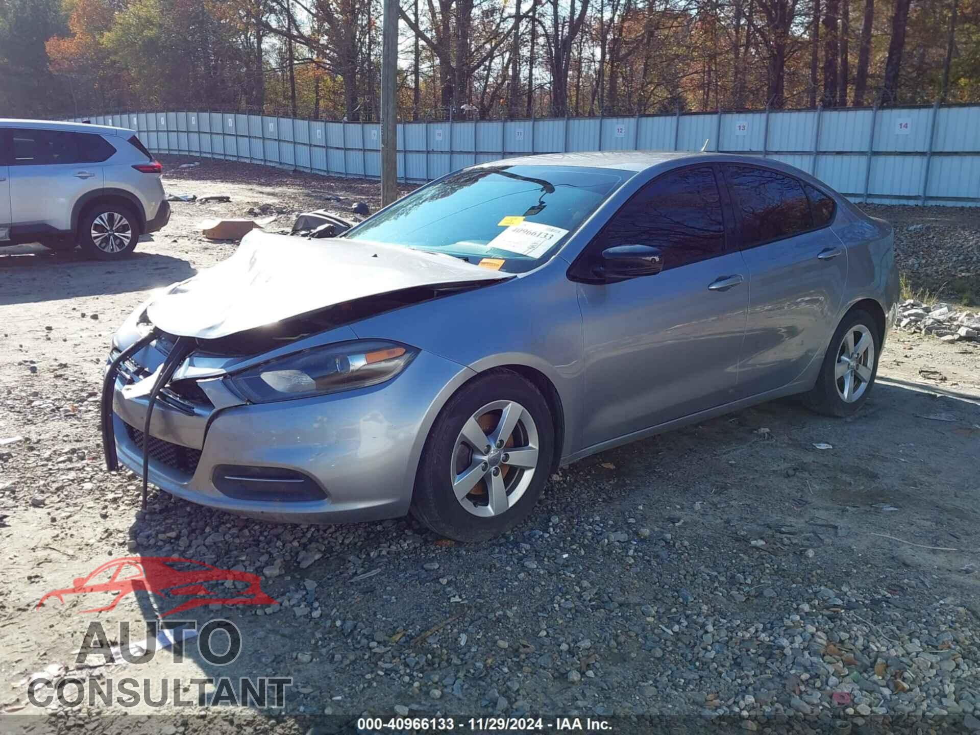 DODGE DART 2015 - 1C3CDFBB3FD286547