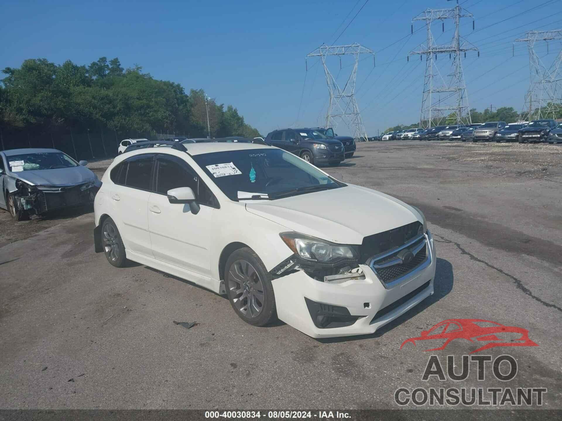 SUBARU IMPREZA 2016 - JF1GPAP69G9251590