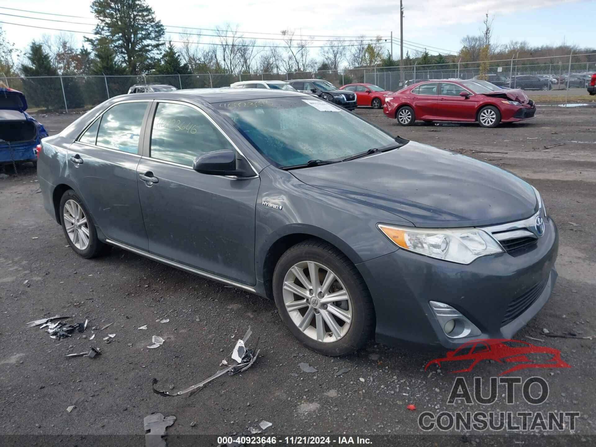 TOYOTA CAMRY HYBRID 2012 - 4T1BD1FK8CU005208