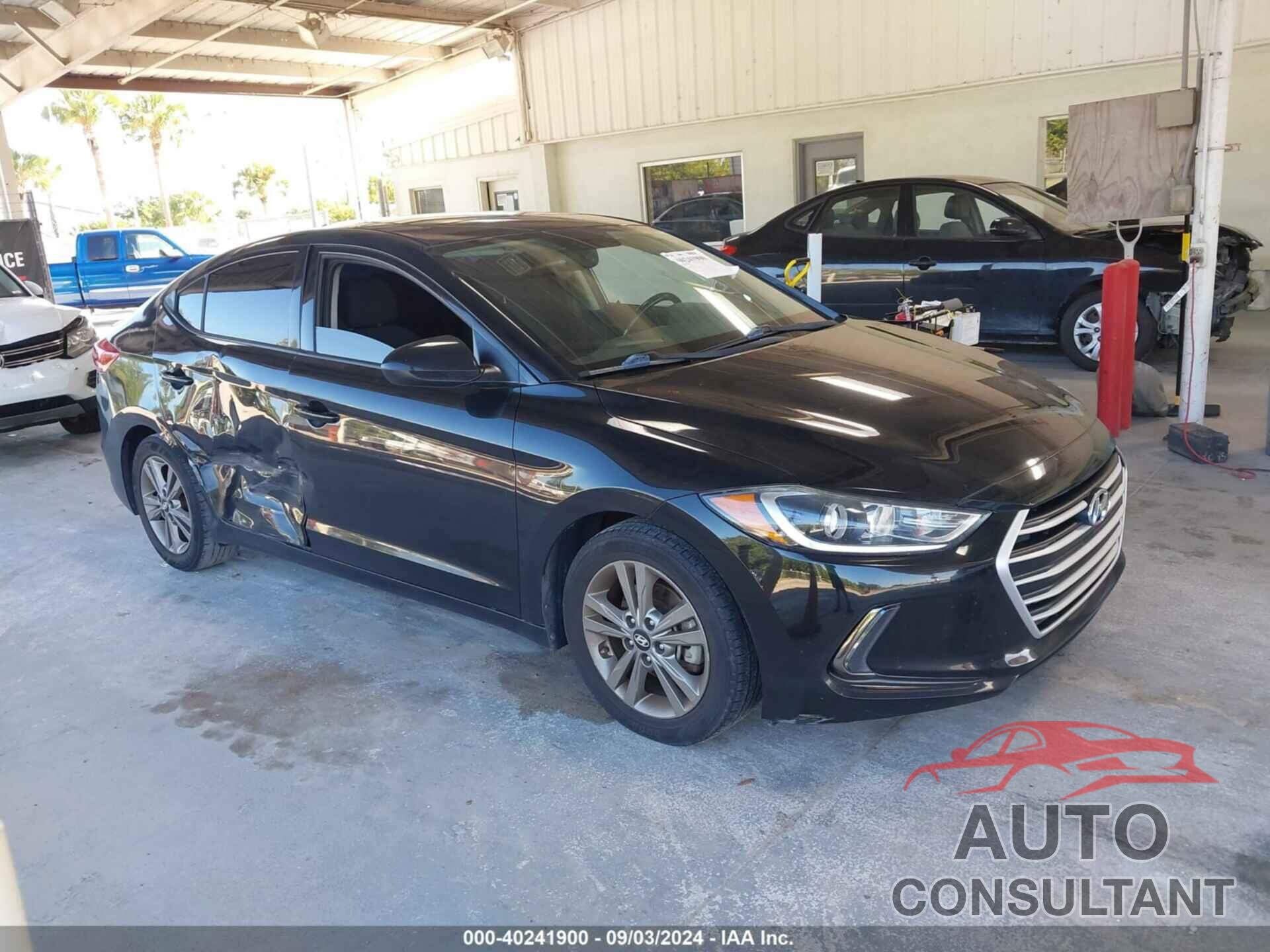 HYUNDAI ELANTRA 2018 - 5NPD84LF9JH374211