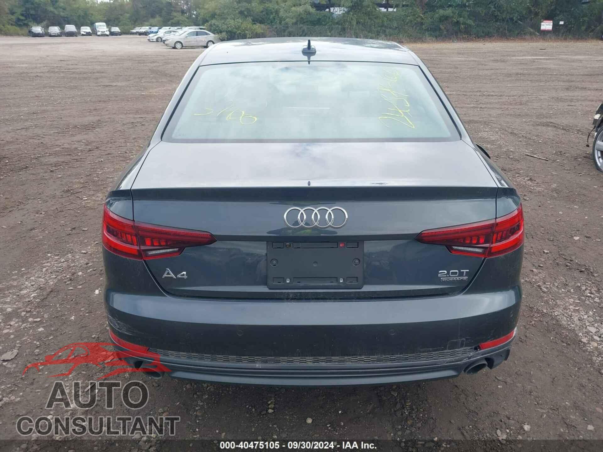 AUDI A4 2018 - WAUENAF49JA169823