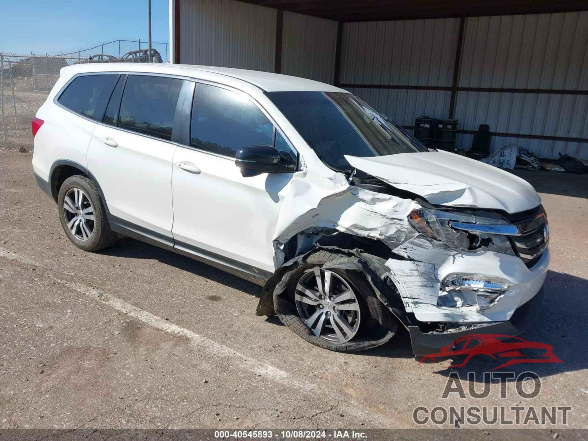 HONDA PILOT 2018 - 5FNYF5H33JB020579