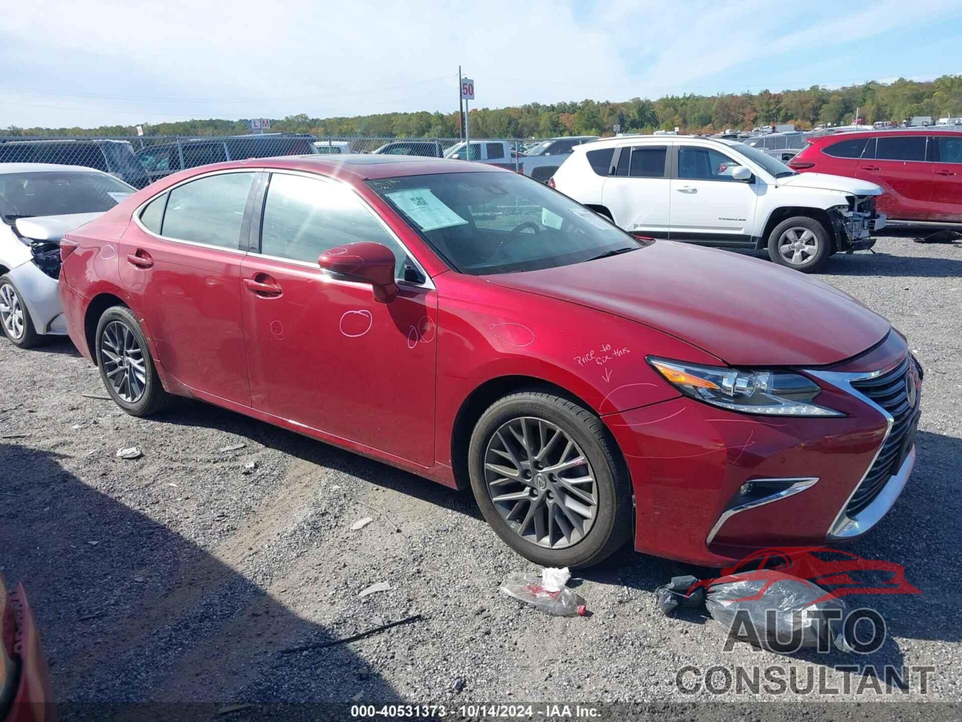 LEXUS ES 350 2018 - 58ABK1GGXJU093457