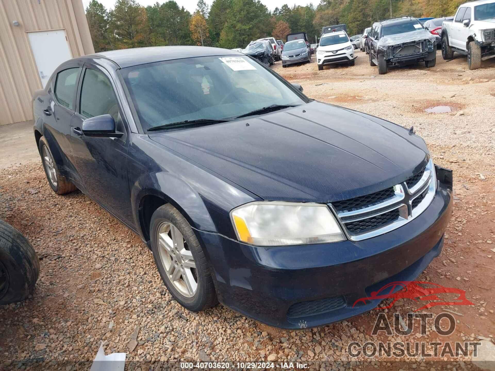 DODGE AVENGER 2011 - 1B3BD1FB7BN506444