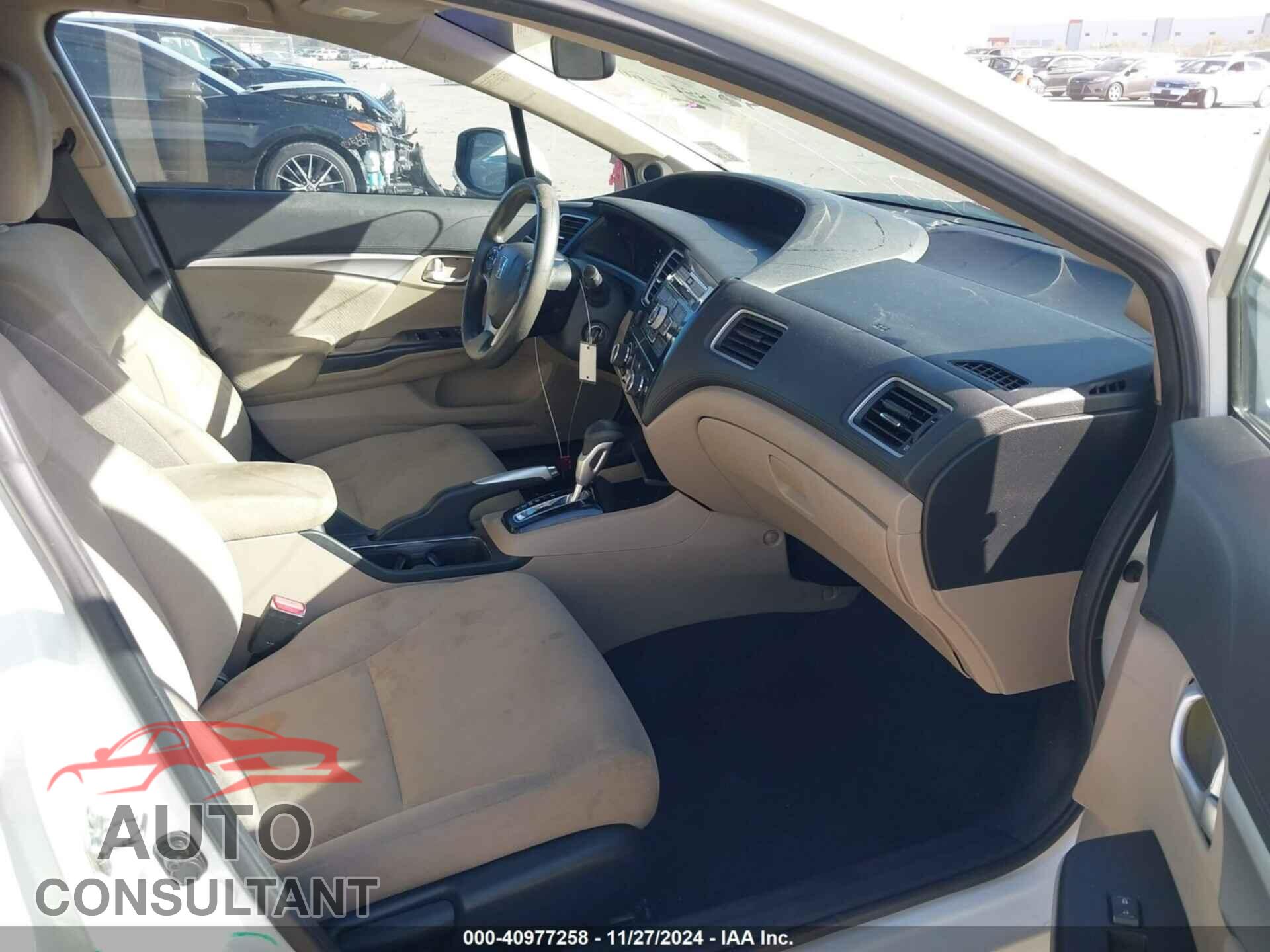 HONDA CIVIC 2013 - 19XFB2F87DE091147