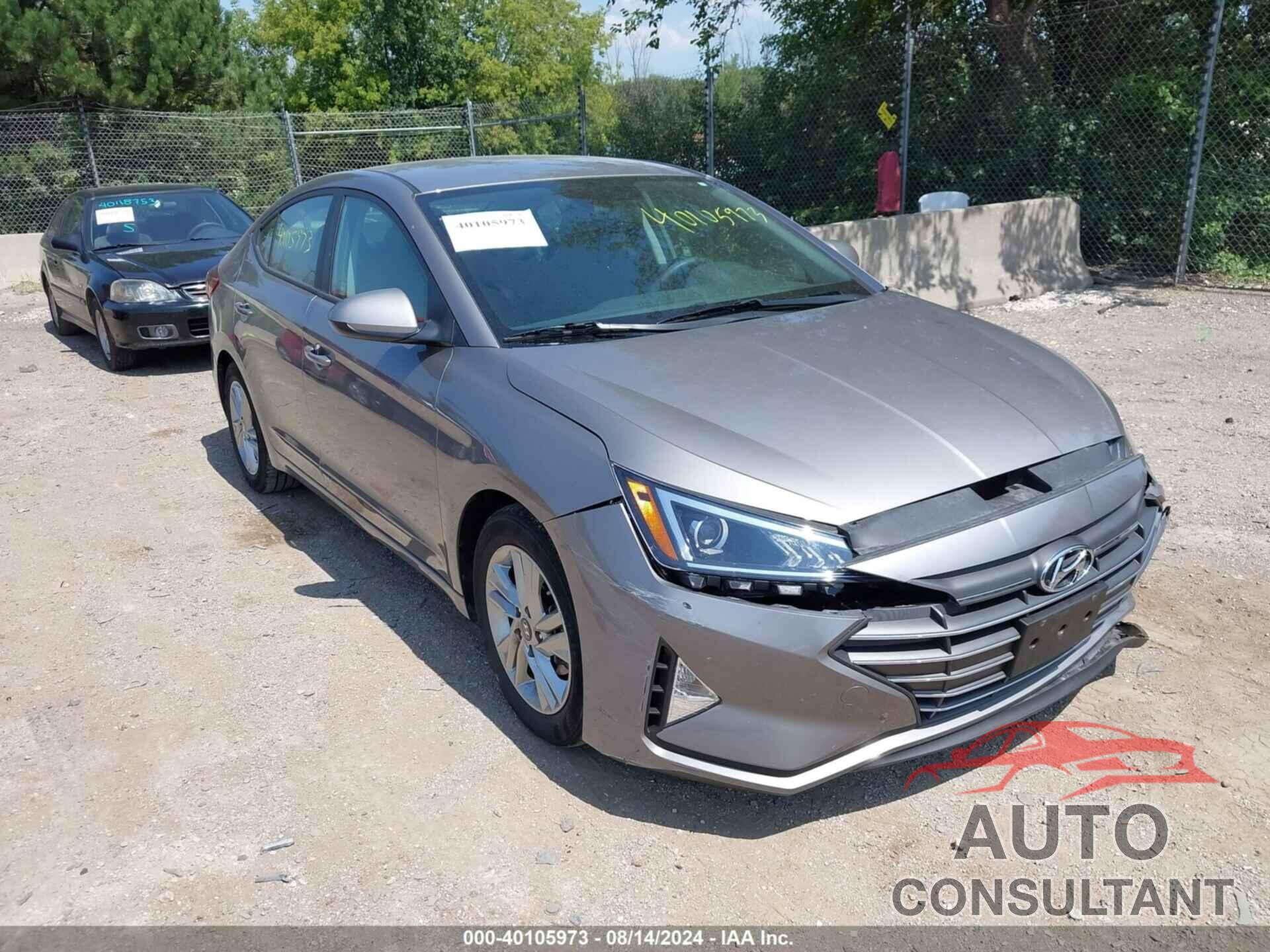 HYUNDAI ELANTRA 2020 - KMHD84LF9LU993475