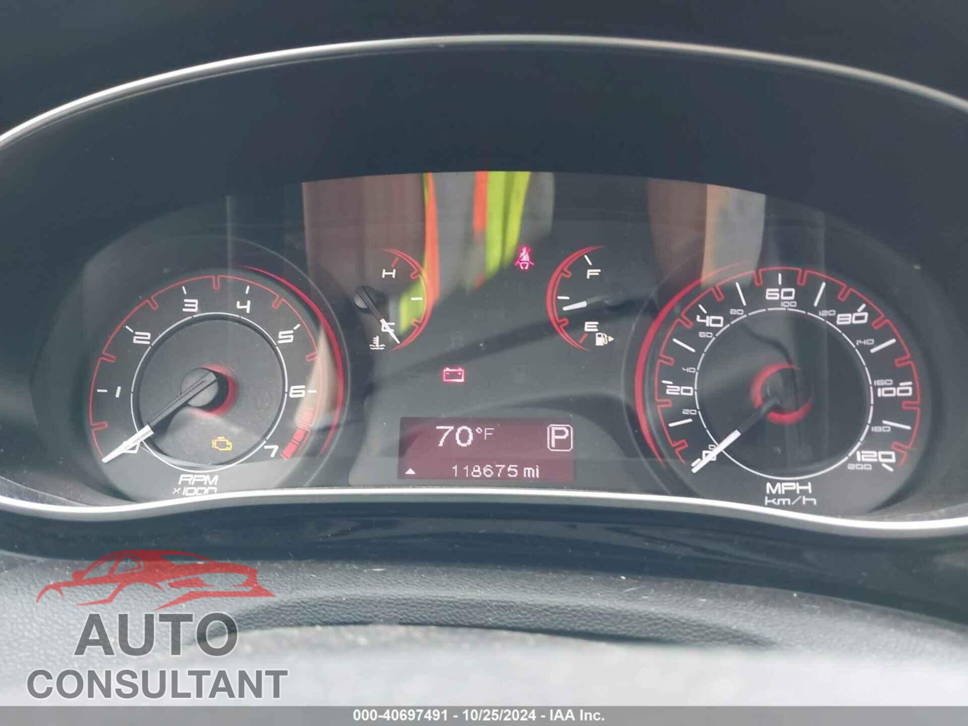 DODGE DART 2013 - 1C3CDFAA6DD178624