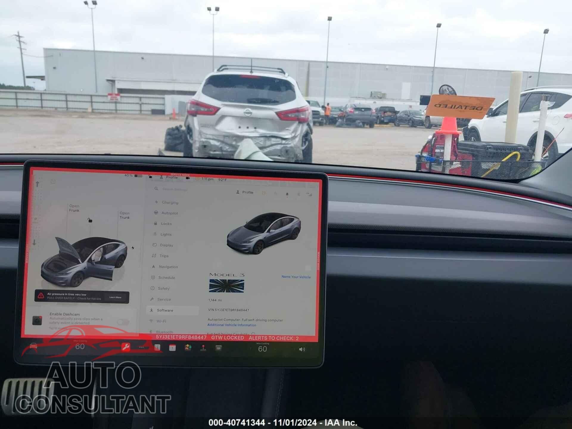 TESLA MODEL 3 2024 - 5YJ3E1ET9RF848447