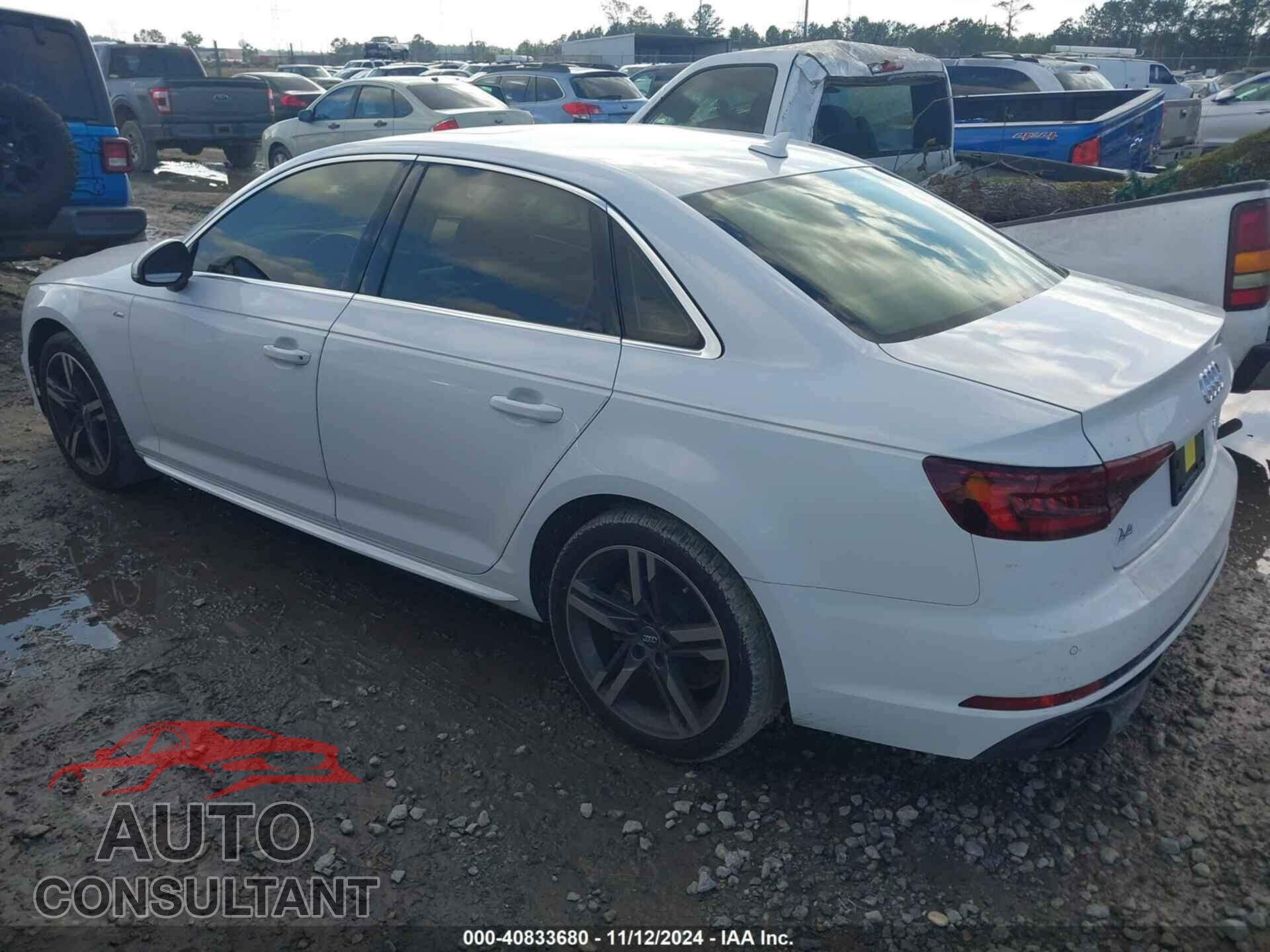 AUDI A4 2018 - WAULMAF41JA212898