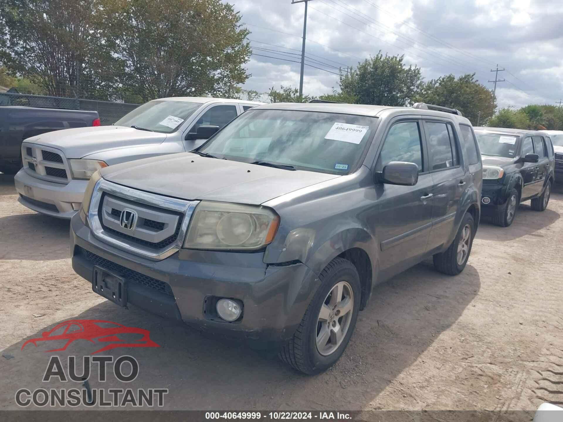 HONDA PILOT 2011 - 5FNYF3H78BB007836