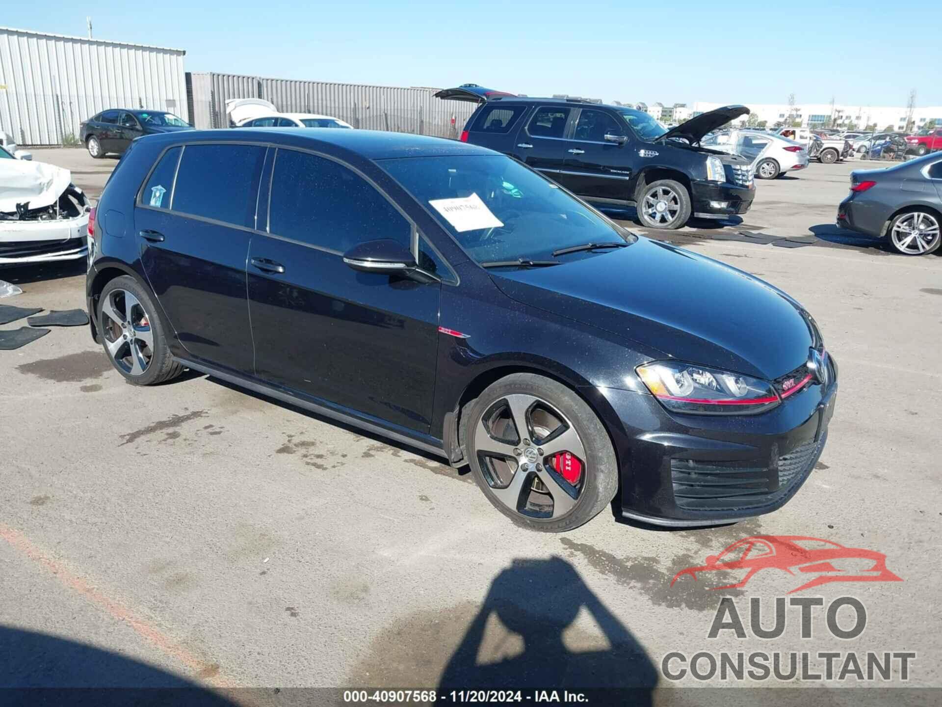 VOLKSWAGEN GOLF GTI 2017 - 3VW447AU1HM056289