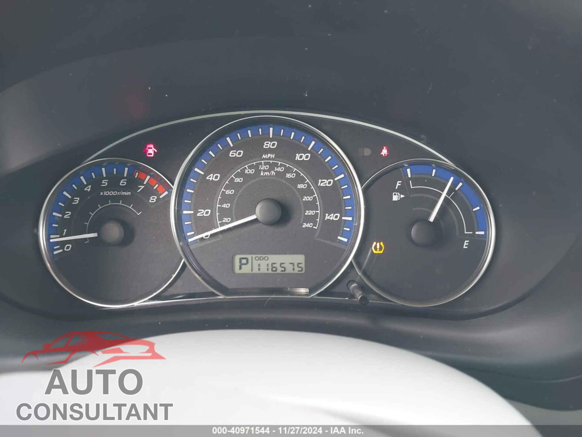 SUBARU FORESTER 2012 - JF2SHADC2CH446122