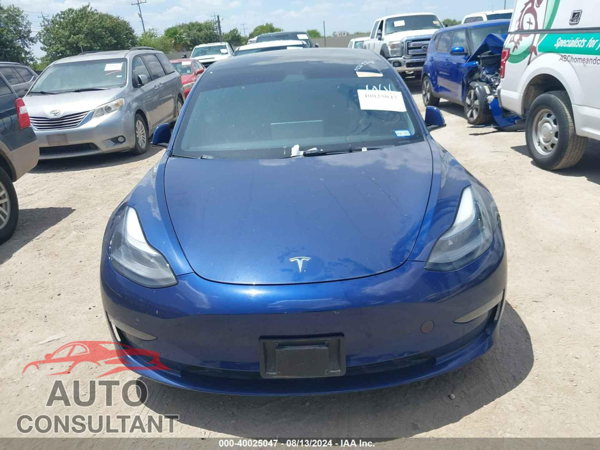 TESLA MODEL 3 2022 - 5YJ3E1EA1NF190597