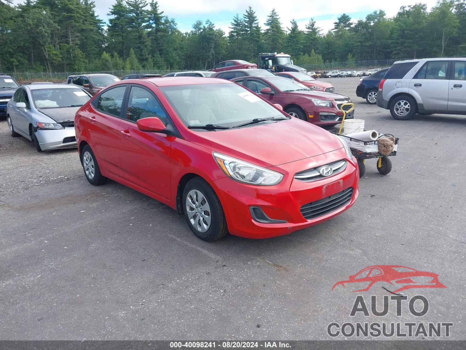 HYUNDAI ACCENT 2016 - KMHCT4AEXGU138052