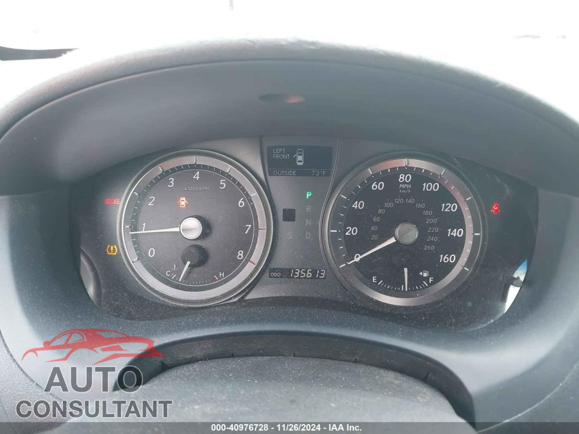 LEXUS ES 2009 - JTHBJ46G792276483