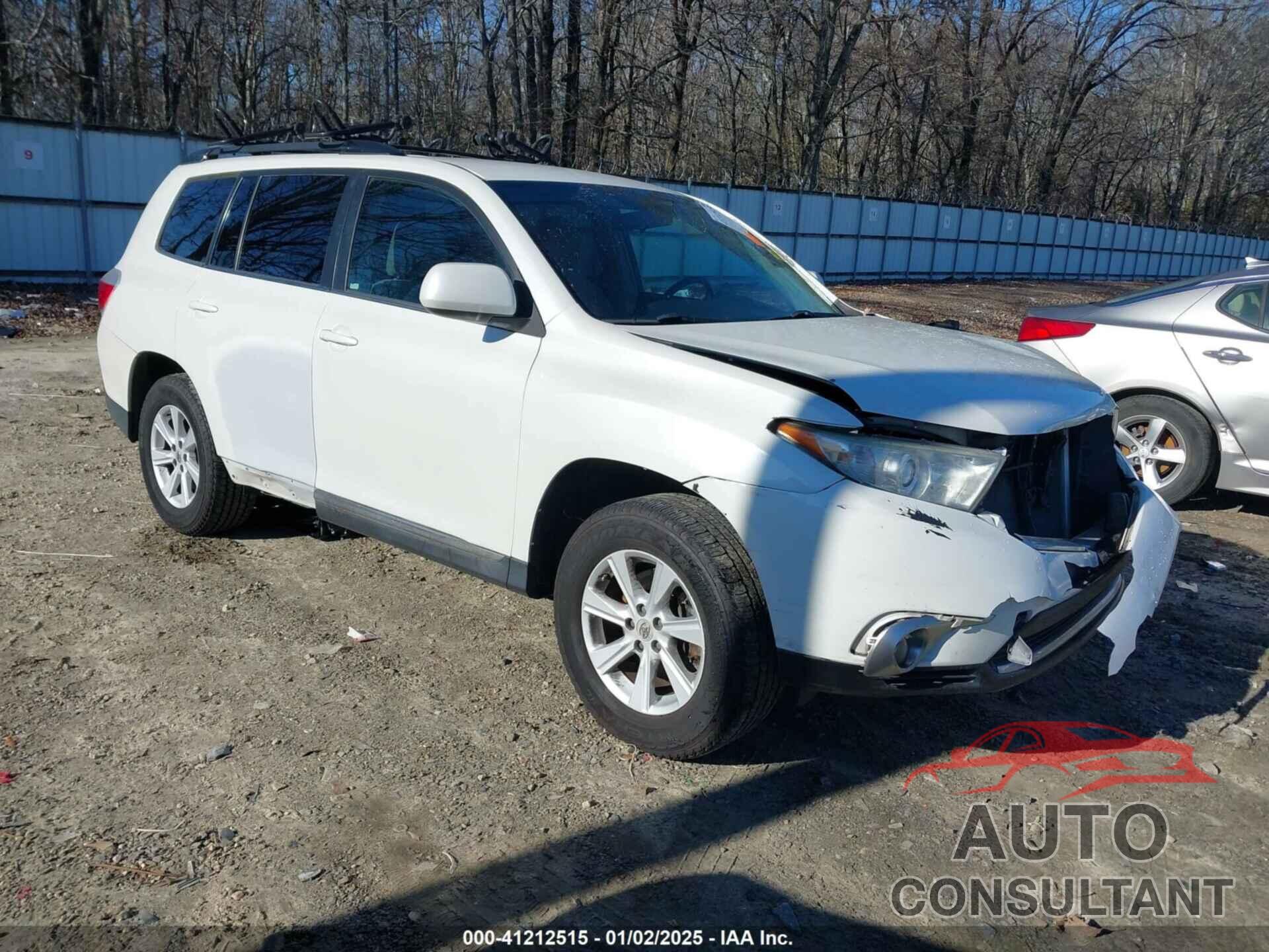 TOYOTA HIGHLANDER 2013 - 5TDZK3EH6DS101676