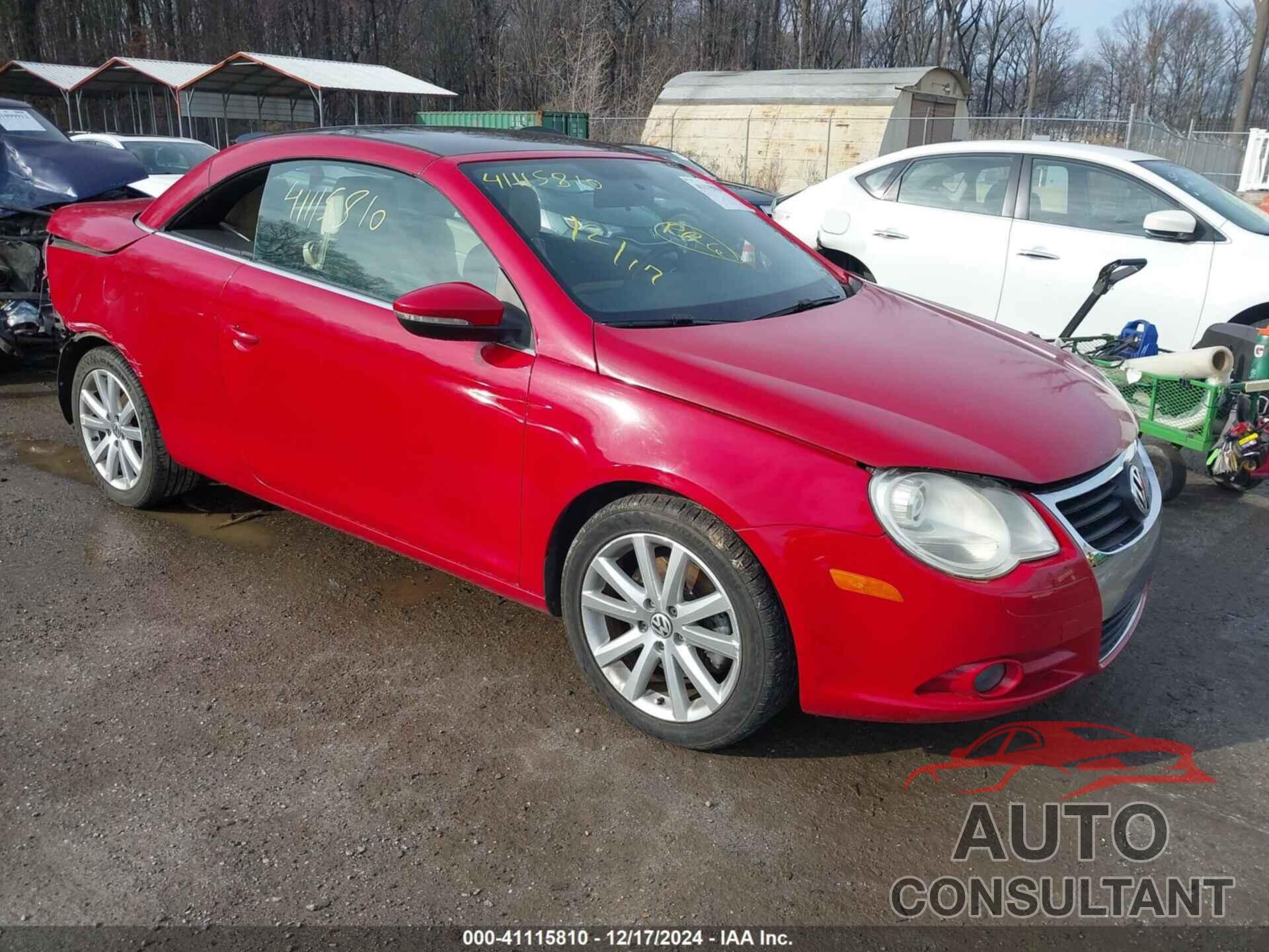 VOLKSWAGEN EOS 2010 - WVWBA7AH8AV011481