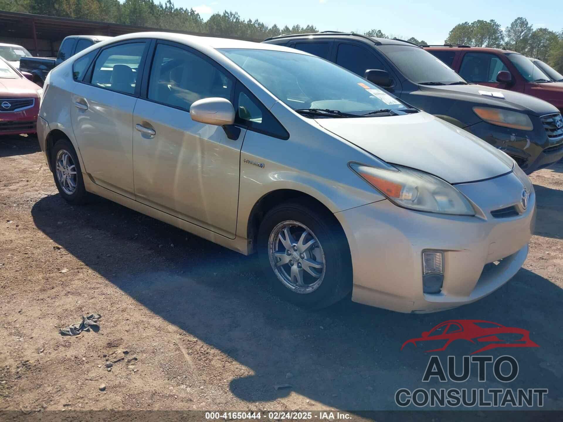TOYOTA PRIUS 2010 - JTDKN3DU3A0116688