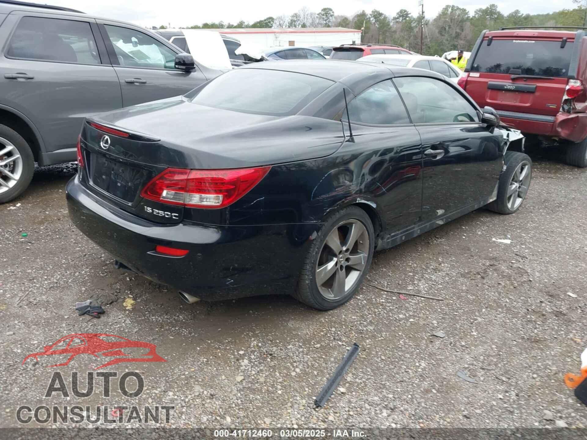 LEXUS IS 250C 2011 - JTHFF2C26B2519416